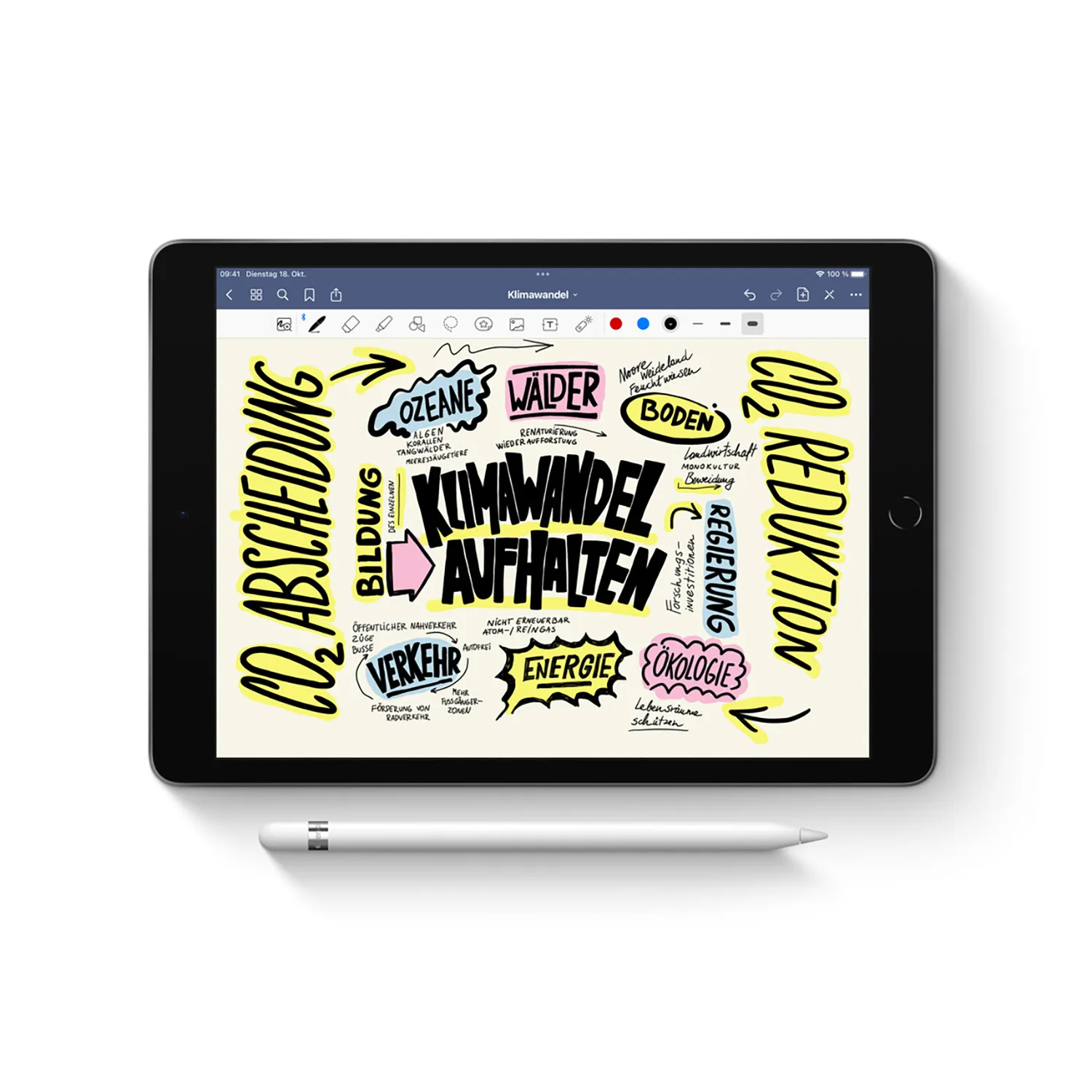 Produktbild Apple Pencil 1. Generation mit iPad