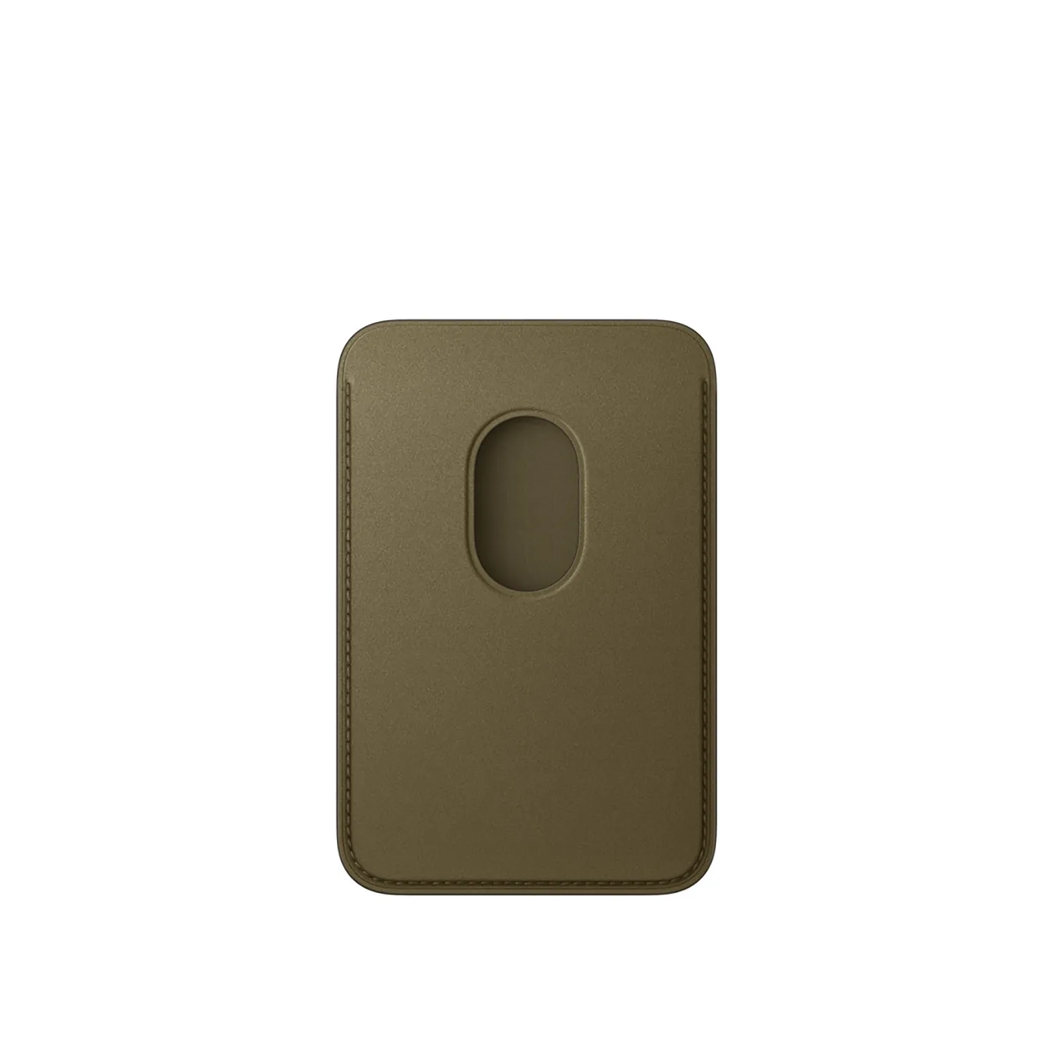 Apple iPhone Feingewebe Wallet mit MagSafe (dunkeloliv)