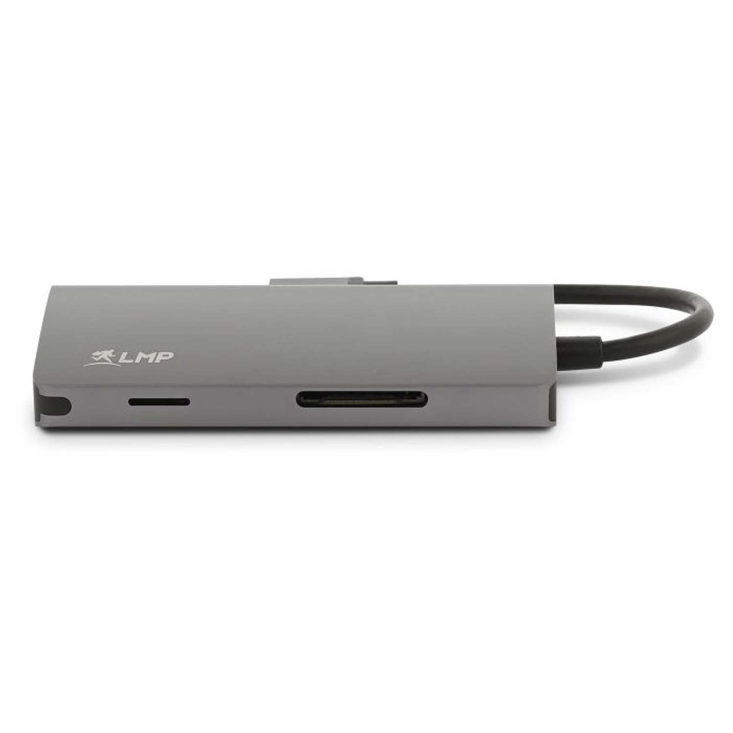 LMP USB-C Mini Dock mit Ladefunktion - Spacegrau Produktbild: 15954 lmp usb c mini dock 20 18 700x375