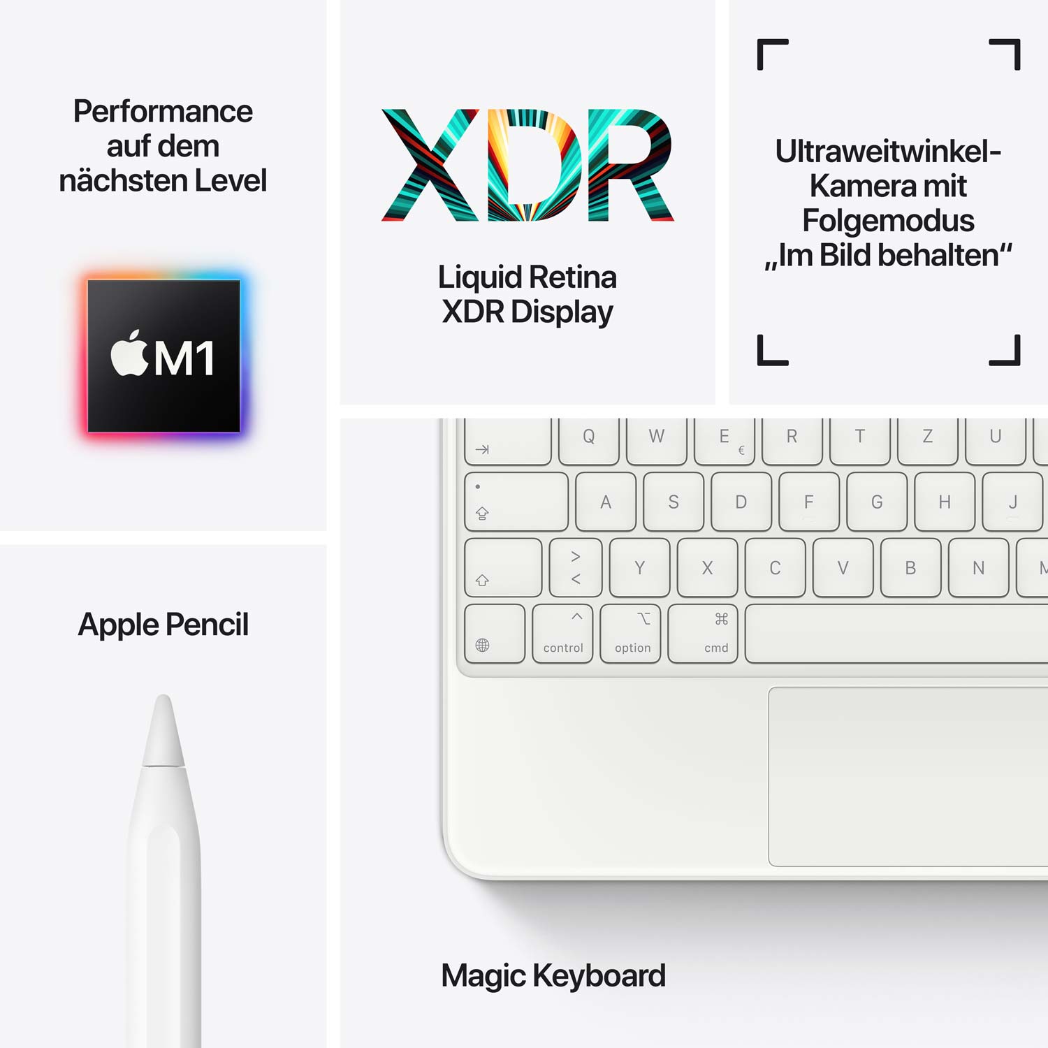 Apple iPad Pro 12.9'' Wi-Fi 128 GB Silber 5. Gen. // NEU Apple iPad Pro 12.9'' Wi-Fi 128 GB Silber 5. Gen. // NEU