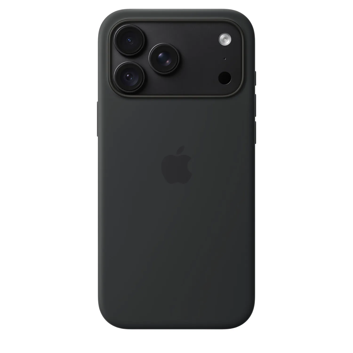 Apple Silikon Case iPhone 18 Pro Max mit MagSafe (schwarz)