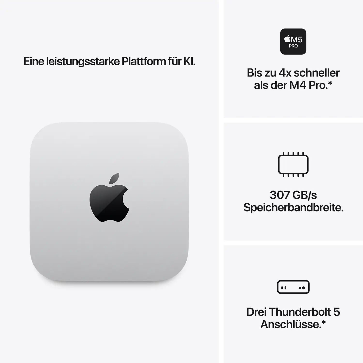 Apple Mac Mini - 2026 - M5Pro-18-20 - 64GB - 2TBSSD - 2,5Gbit