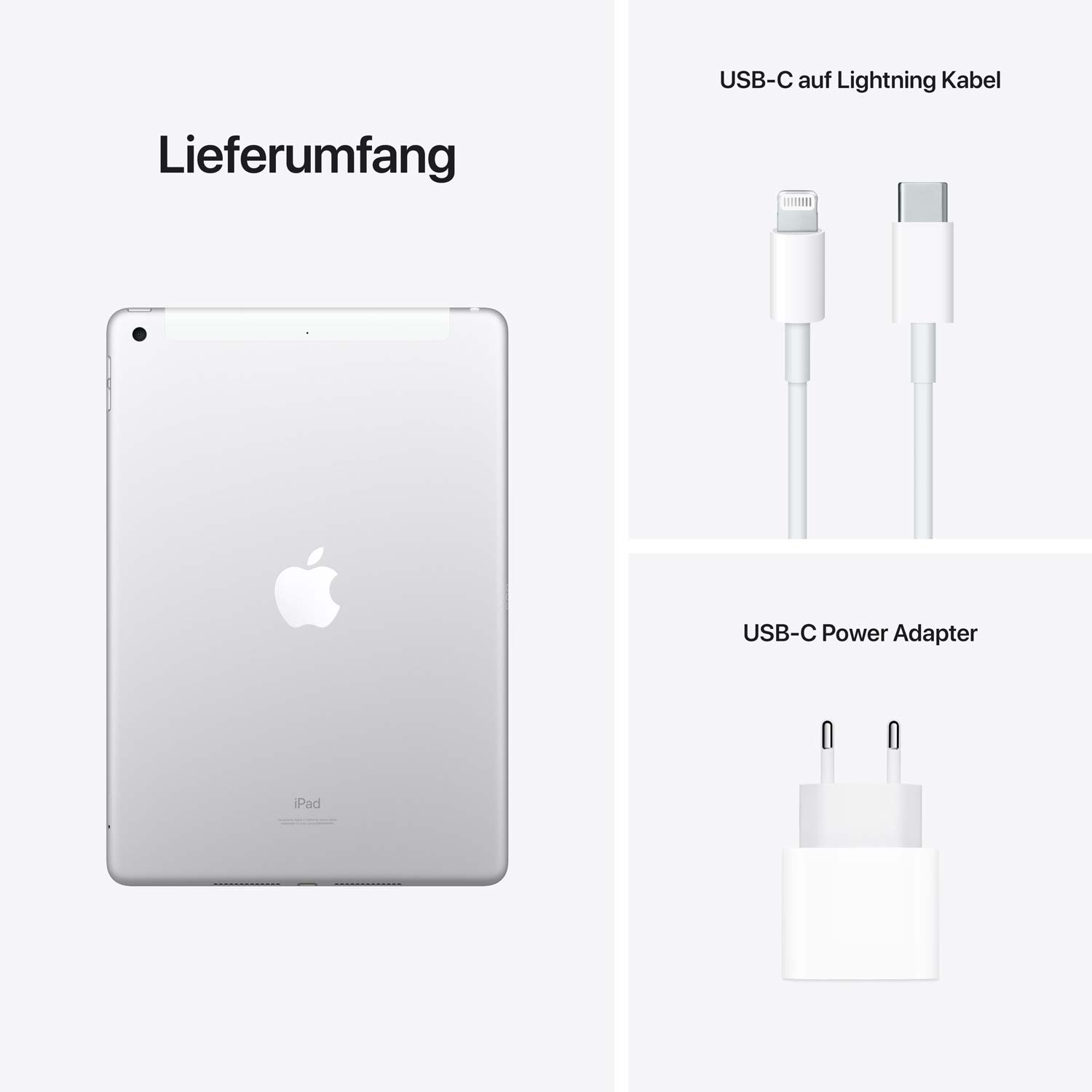 RP// Apple iPad 10.2 Wi-Fi + Cellular 64GB silber 9.Gen Produktbild: Ipad 10.2 inch cellular silber bild position 9