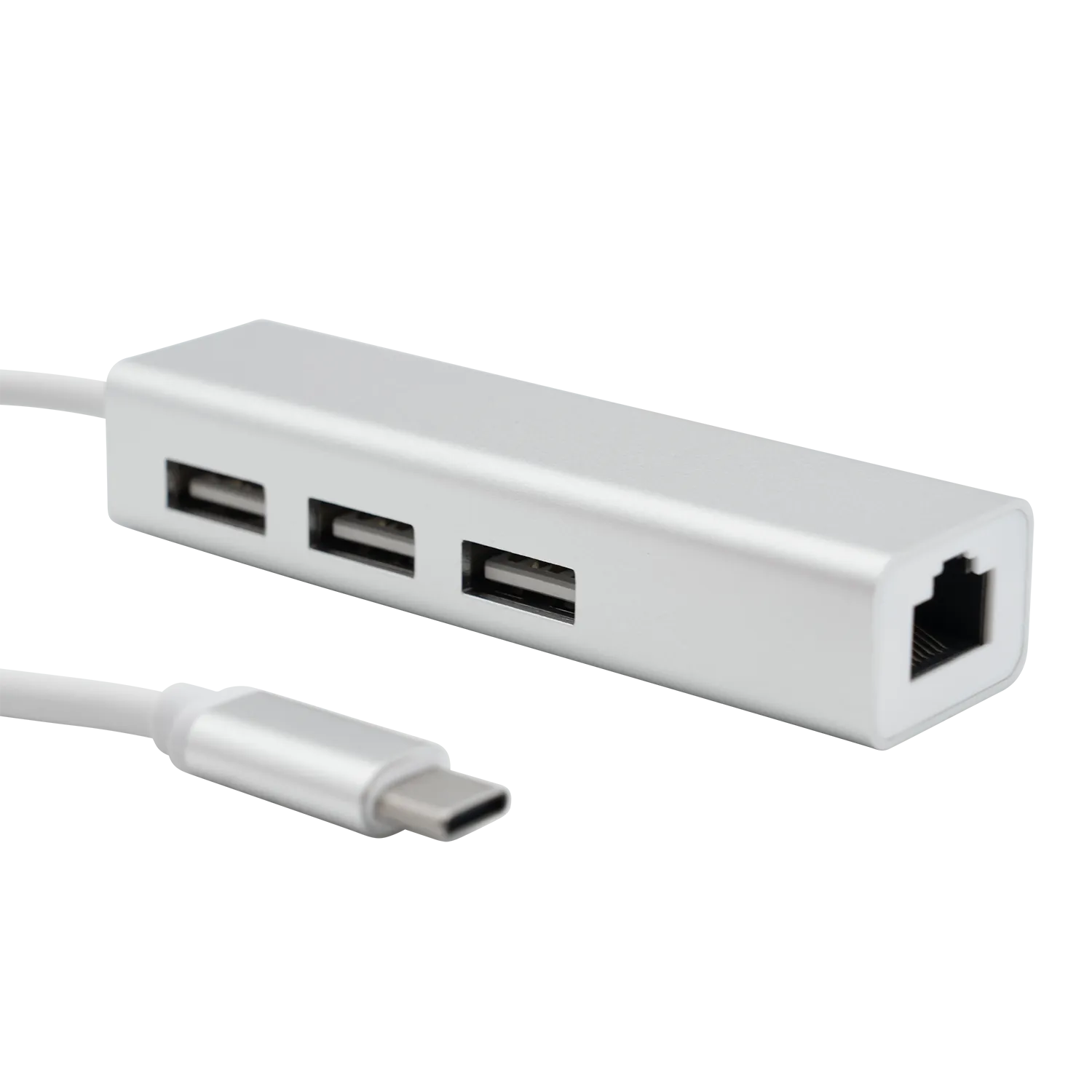 99VOLTS USB-C auf USB (3-fach) und RJ45 Ethernet Adapter