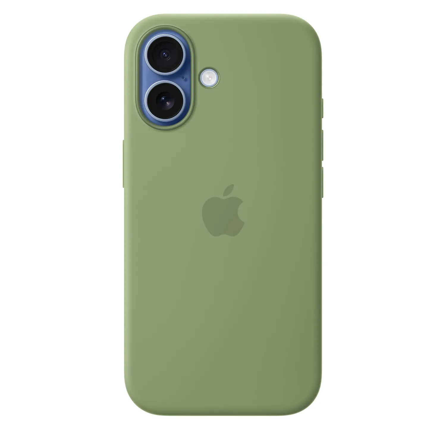 Apple Silikon Case iPhone 17 mit MagSafe (hellmoosgrün)