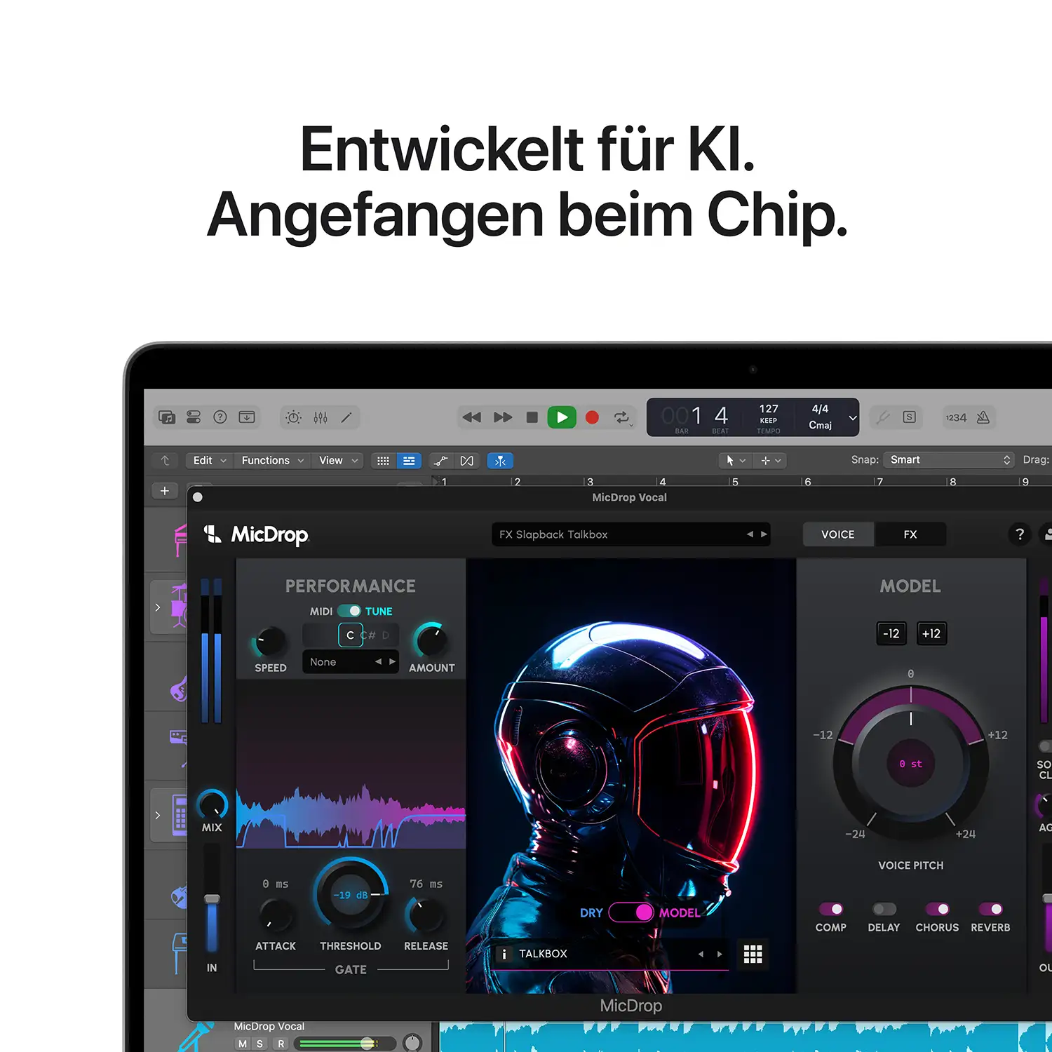 14" MacBook Pro in der Farbe silber