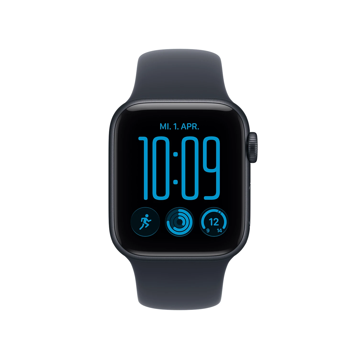 Apple Watch SE 3 Aluminium 40mm Mitternacht (Sportarmband navyblau) S/M 2026