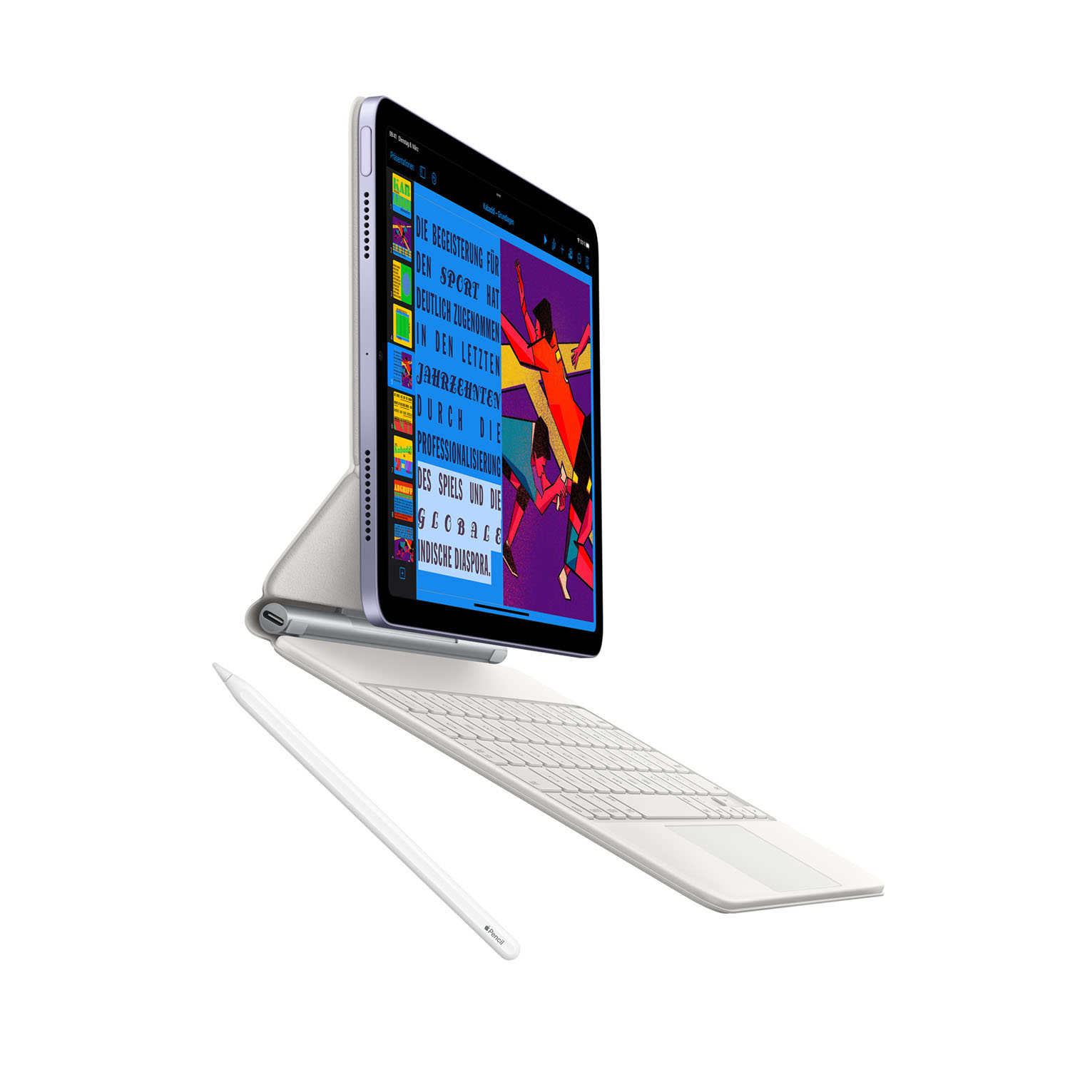 RP// Apple iPad Air 10.9 Wi-Fi + Cellular 64GB Polarstern 5.Gen Produktbild: Ipad air wi fi sharot bild position 5 (1)