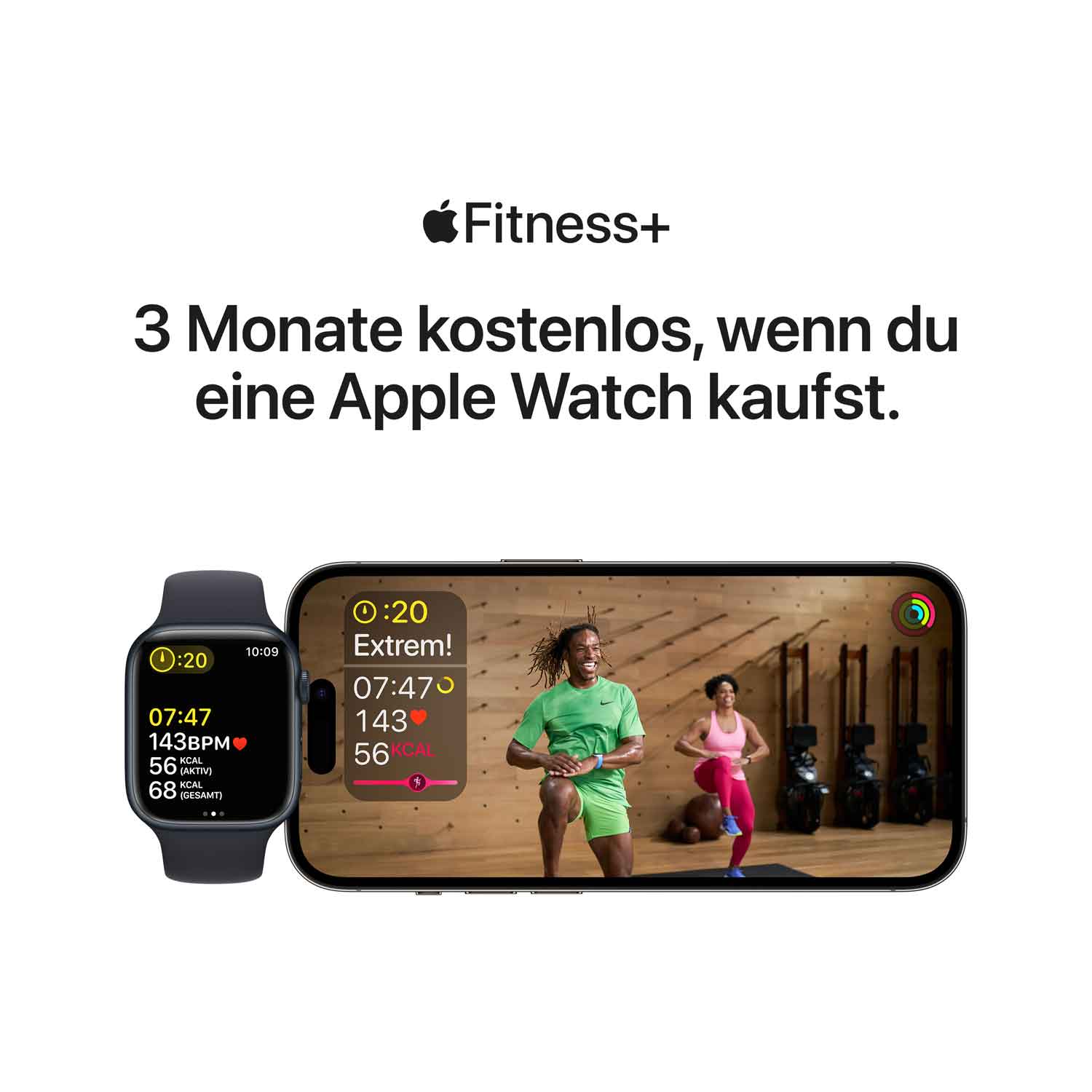 Apple Watch S8 Aluminium 41mm Mitternacht (Sportarmband mitternacht)