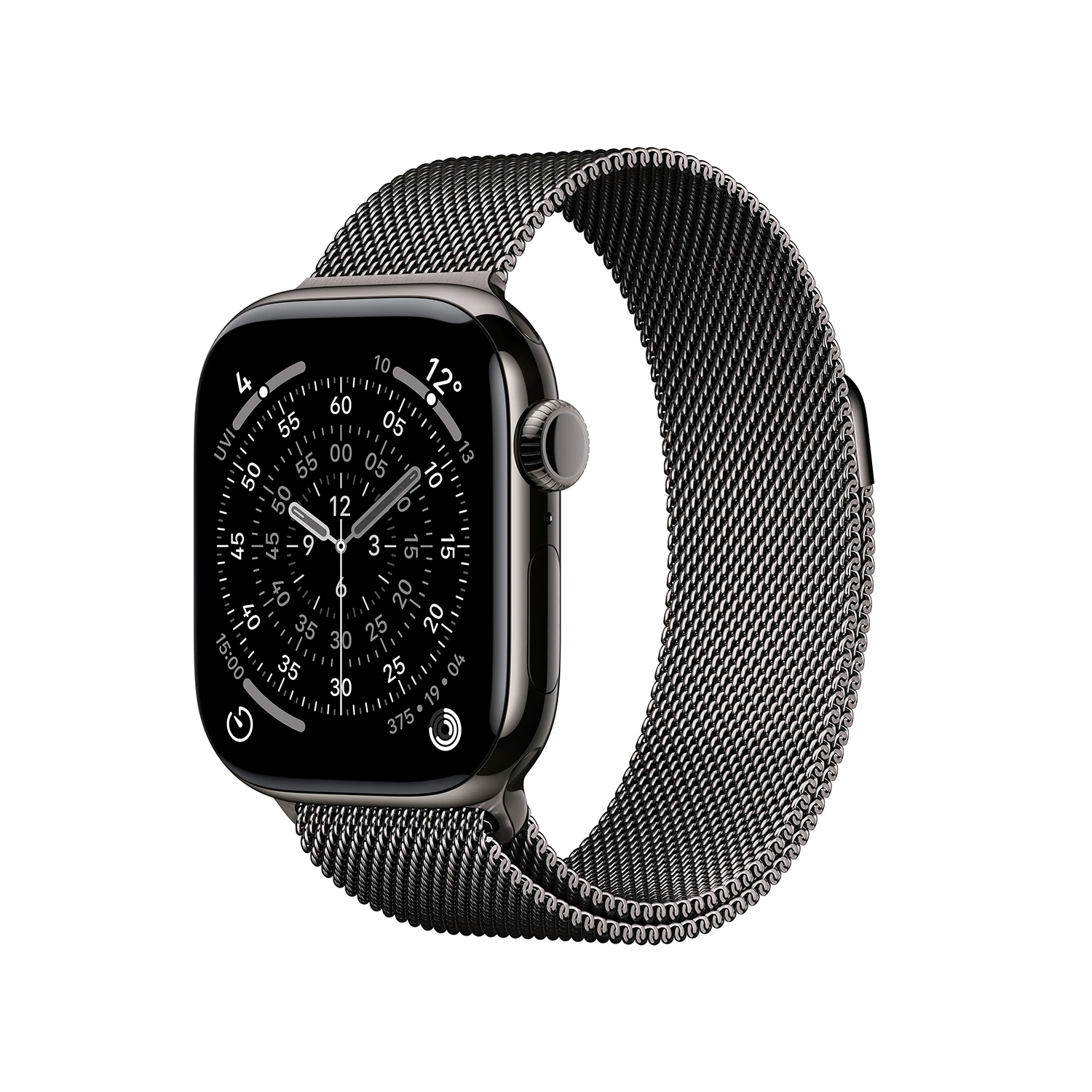 Apple Watch Series 11 GPS + Cellular 42mm Schiefer Titanium Case mit Schiefer Milanese Loop