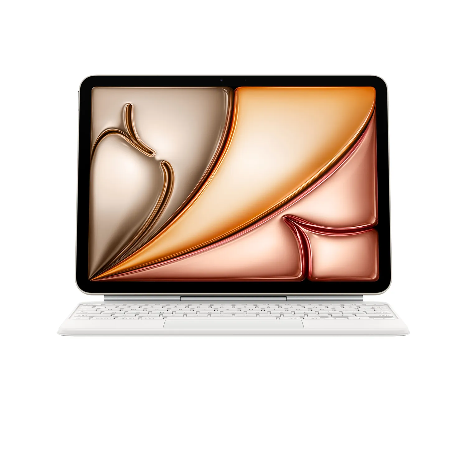Produktbild Apple Magic Keyboard iPad 13 M3 weiß Frontansicht