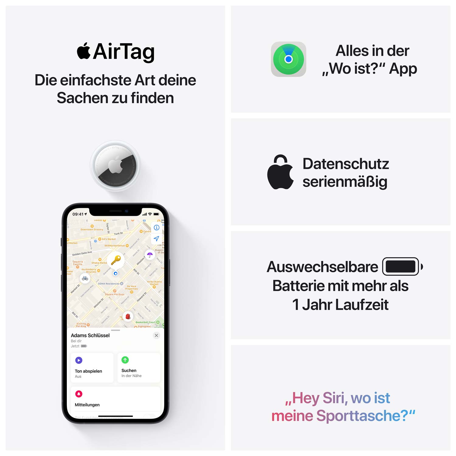 Apple Airtag 4er- Pack Produktbild: Airtag bild position 7