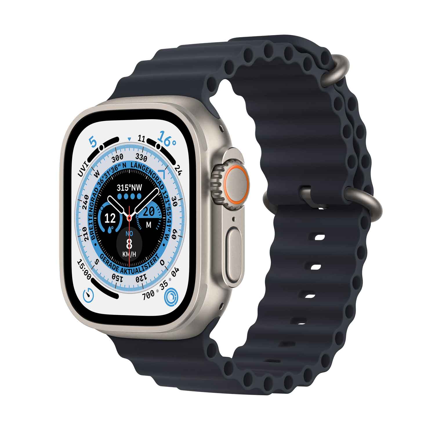 Apple Watch Ultra Titanium Cellular 49mm (Ocean mitternacht)