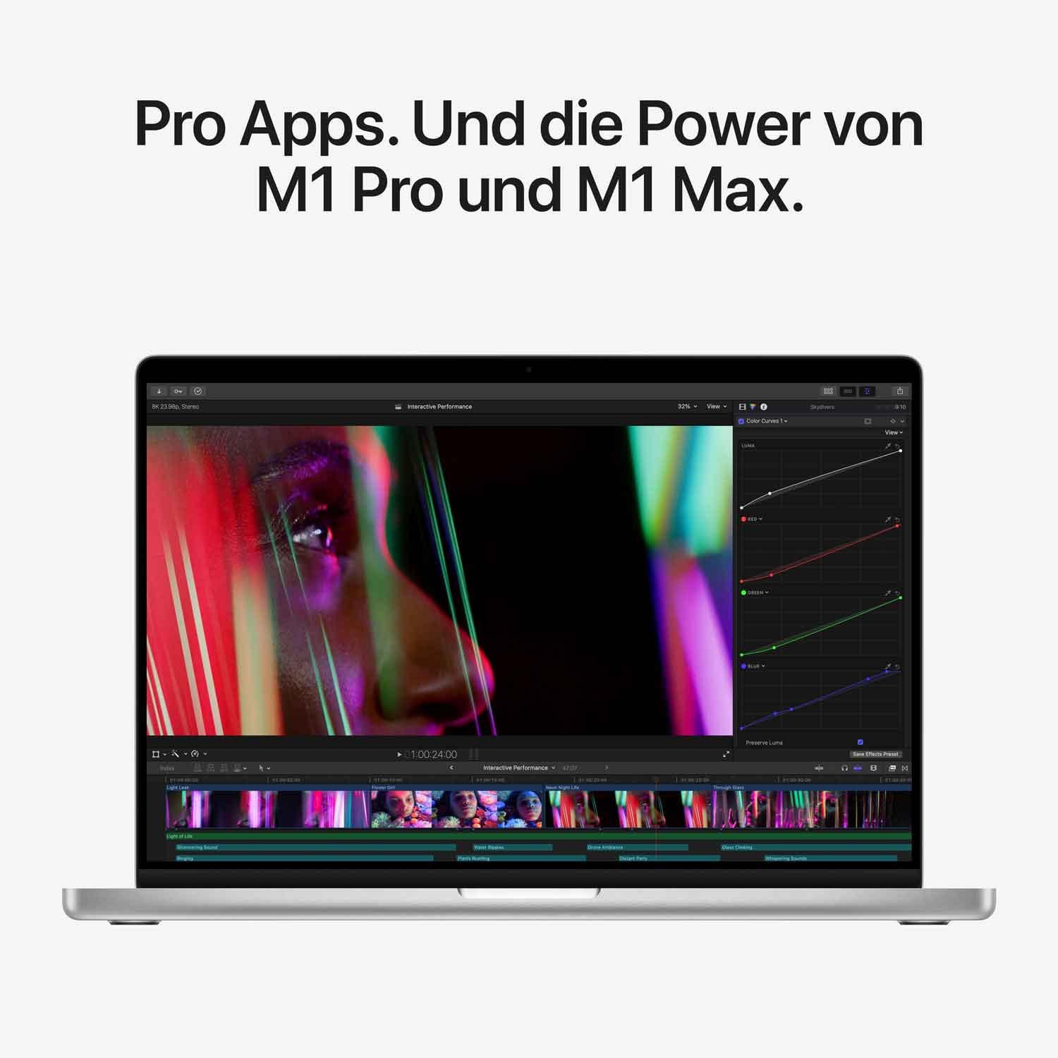 MacBook Pro 14'' - Silber - M1Pro10-16 - 16GB - 1TBSSD