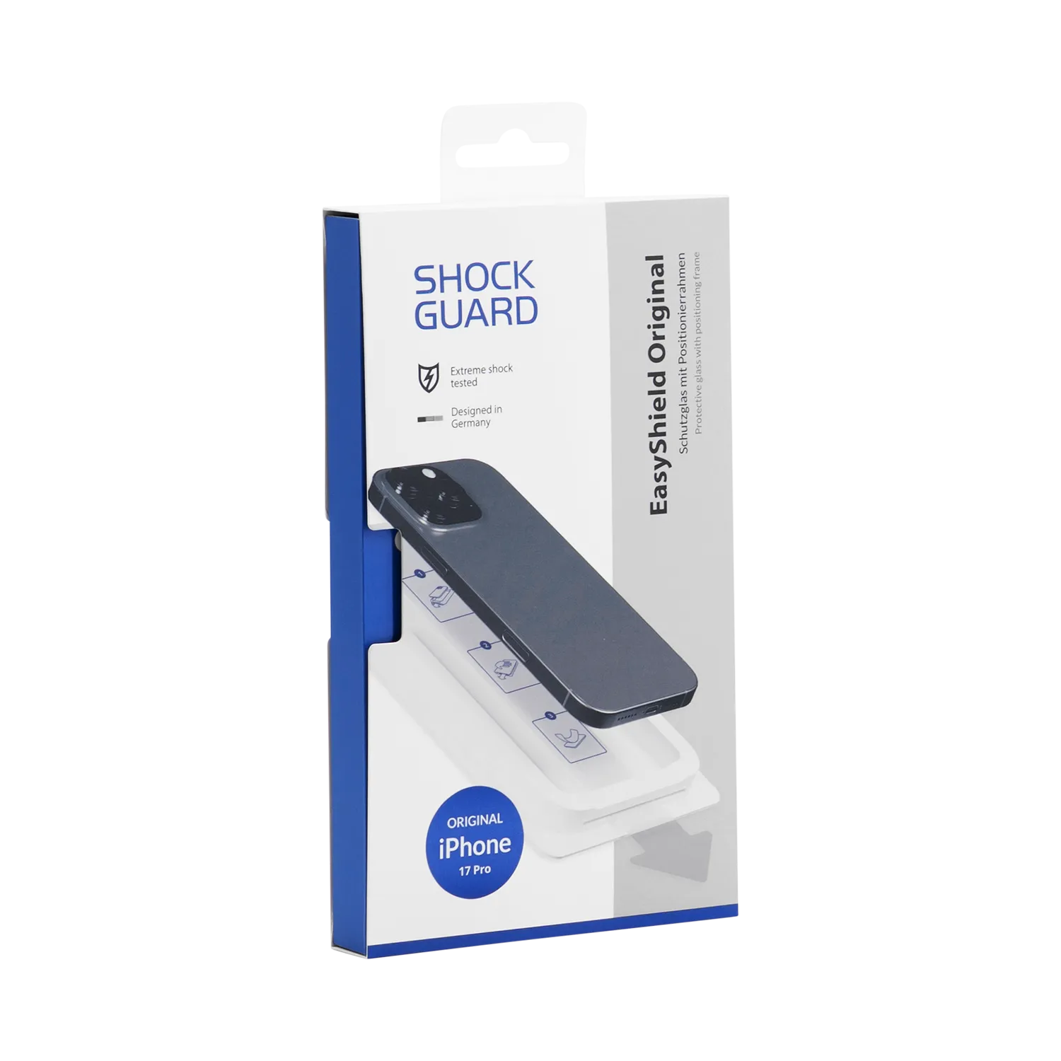 Shockguard EasyShield Original iPhone 17 Pro inkl. Positionierhilfe