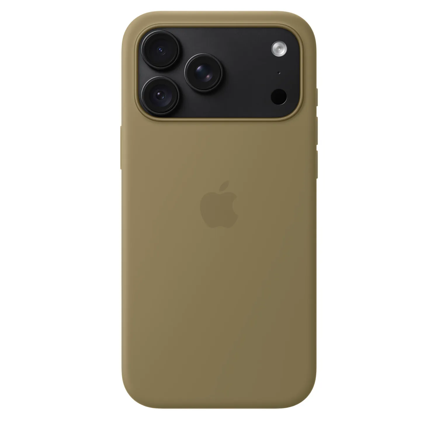 Apple Silikon Case iPhone 18 Pro Max mit MagSafe (oliv)