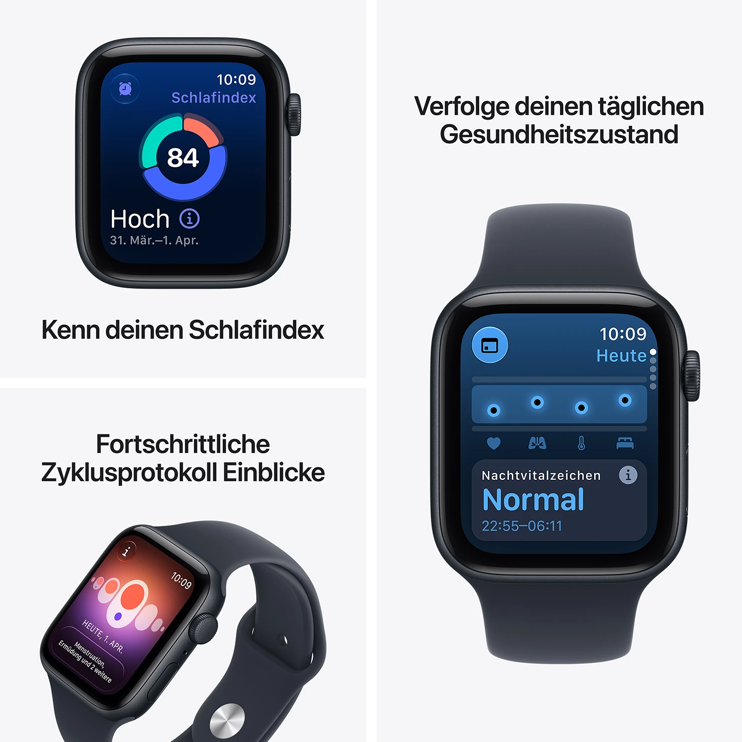 Apple Watch SE 3 Aluminium 40mm Polarstern (Sportarmband sand) S/M 2026