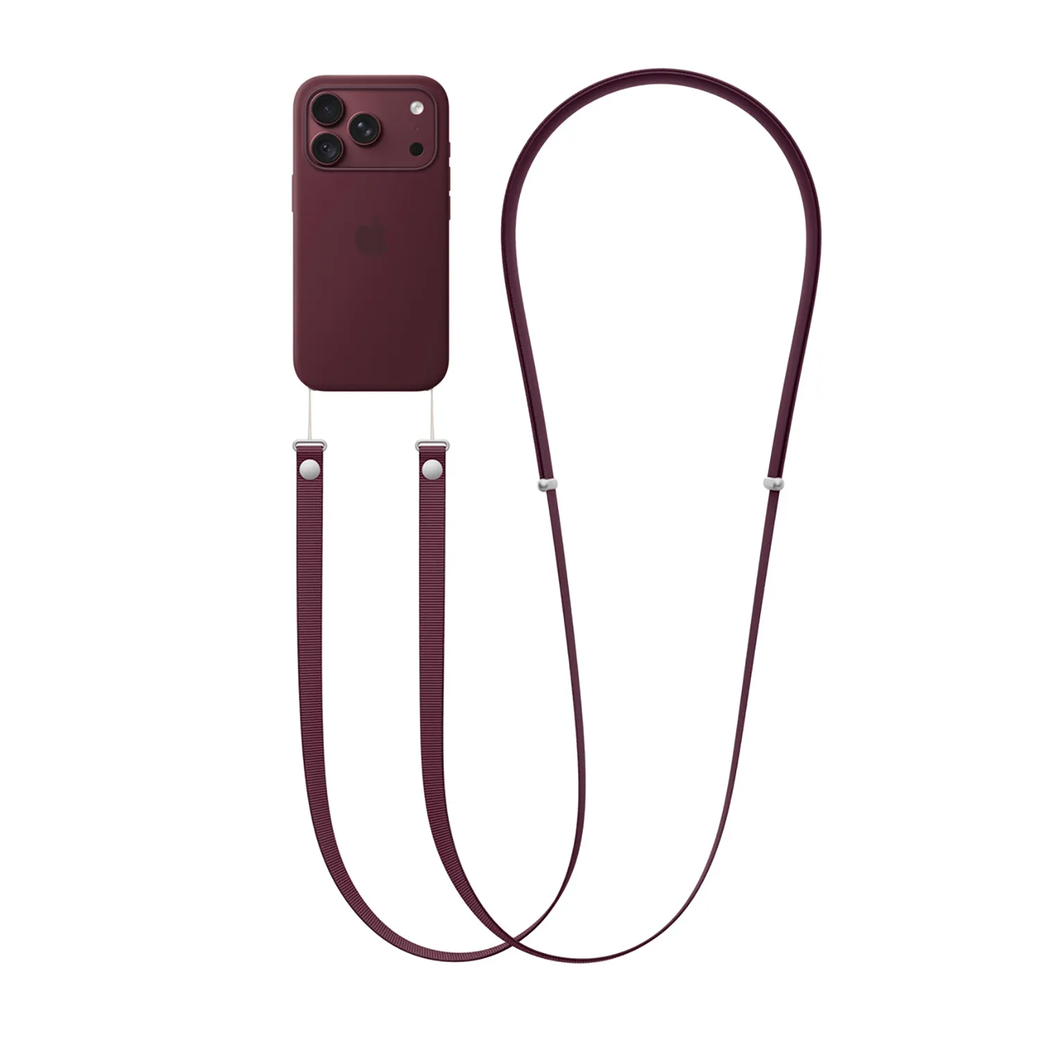 Apple Crossbody Band (burgunder)