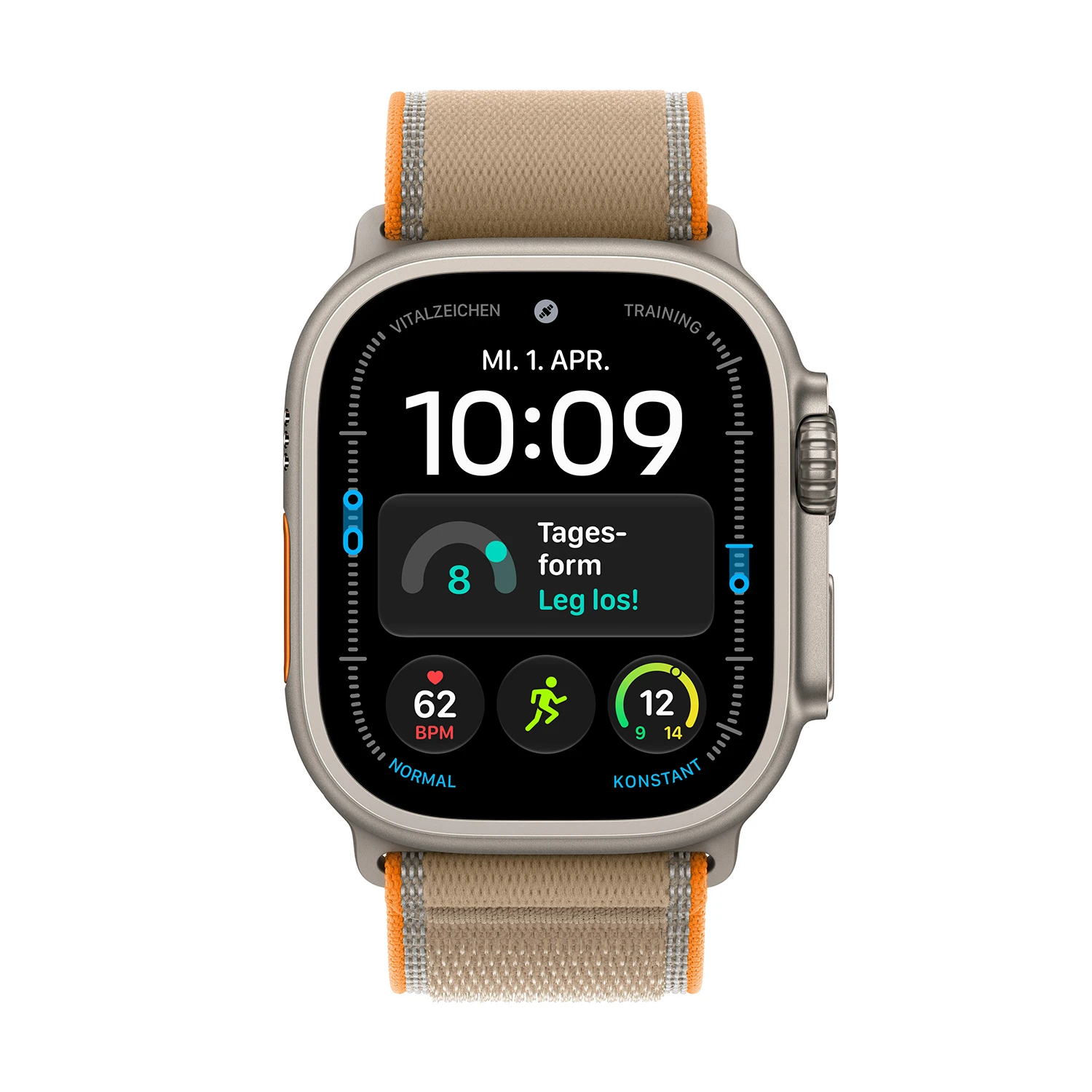 Apple Watch Ultra 4 Titanium Cellular 49mm Natur (Trail Loop sand) S/M