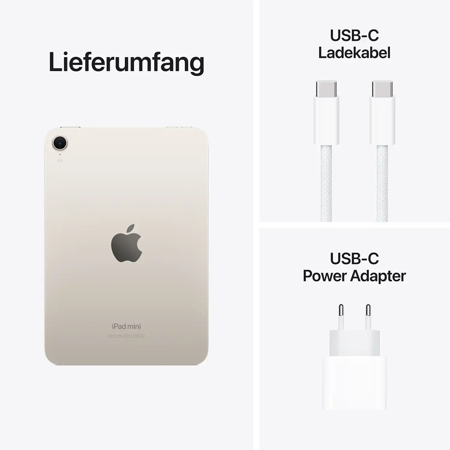 Apple iPad mini Wi-Fi 128GB - Starlight Produktbild: Ipad mini polarstern bild position 10 wifi