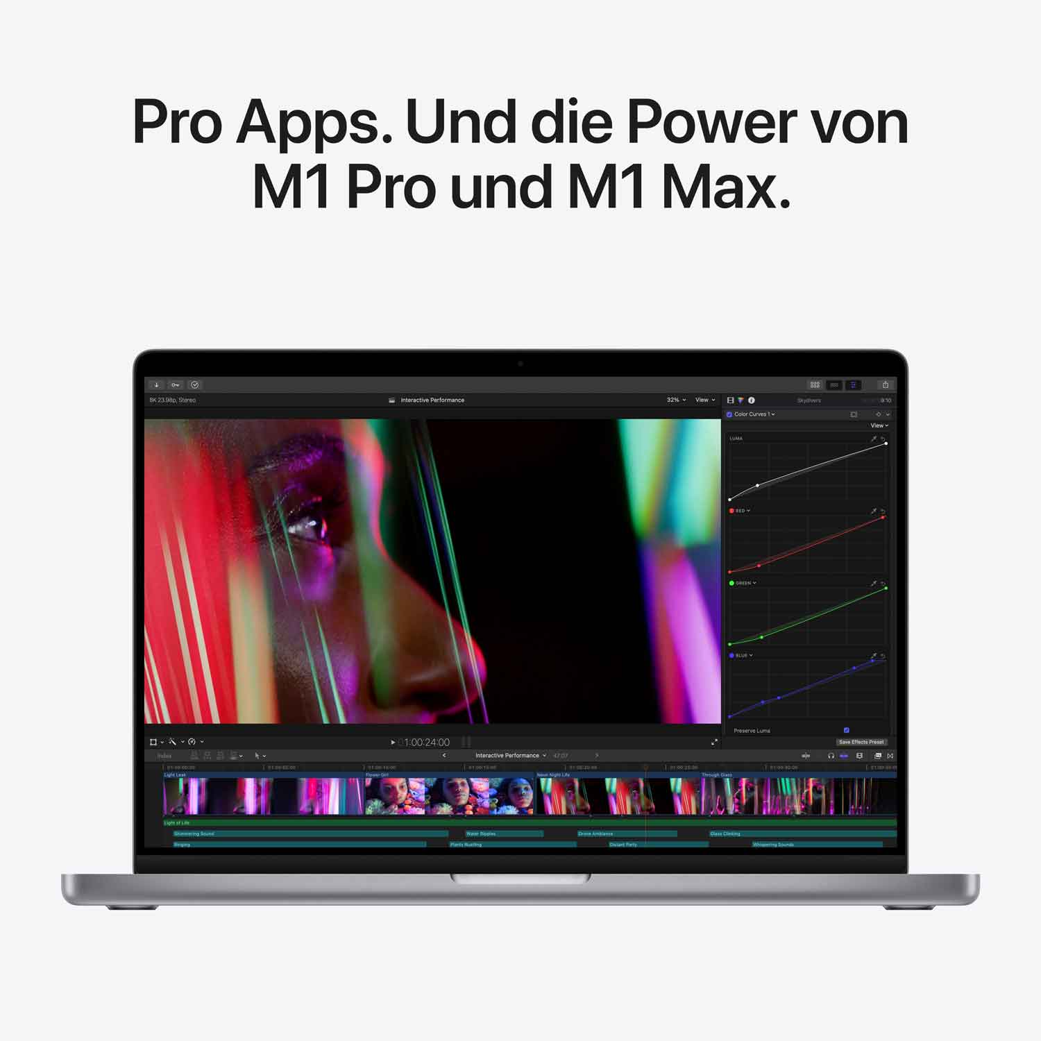 MacBook Pro 14'' - Space Grau - M1Pro10-16 - 16GB - 4TBSSD