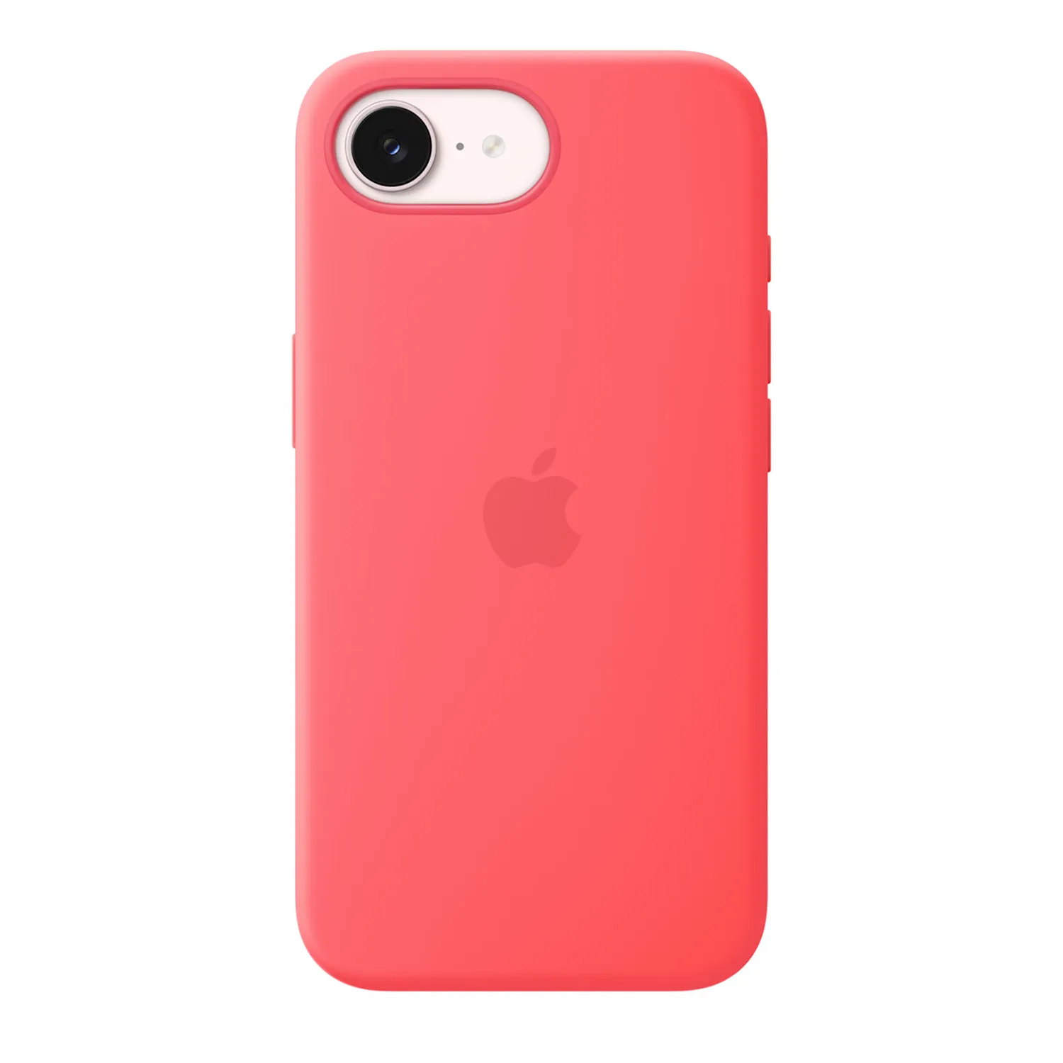 Apple Silikon Case mit MagSafe Handyhülle für Apple iPhone 17e guavepink