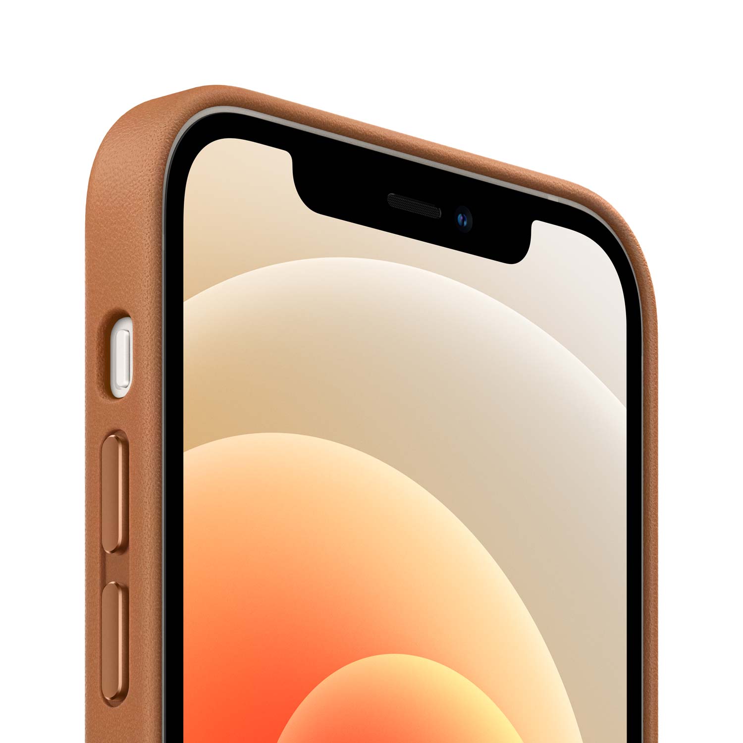Apple iPhone 12/12 Pro Leder Case mit MagSafe - Sattelbraun