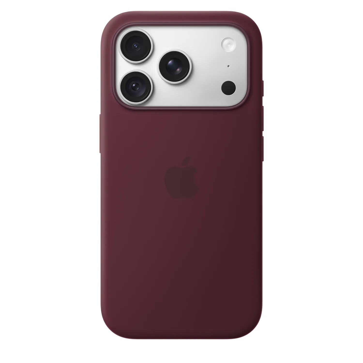 Apple Silikon Case iPhone 18 Pro mit MagSafe (burgunder)