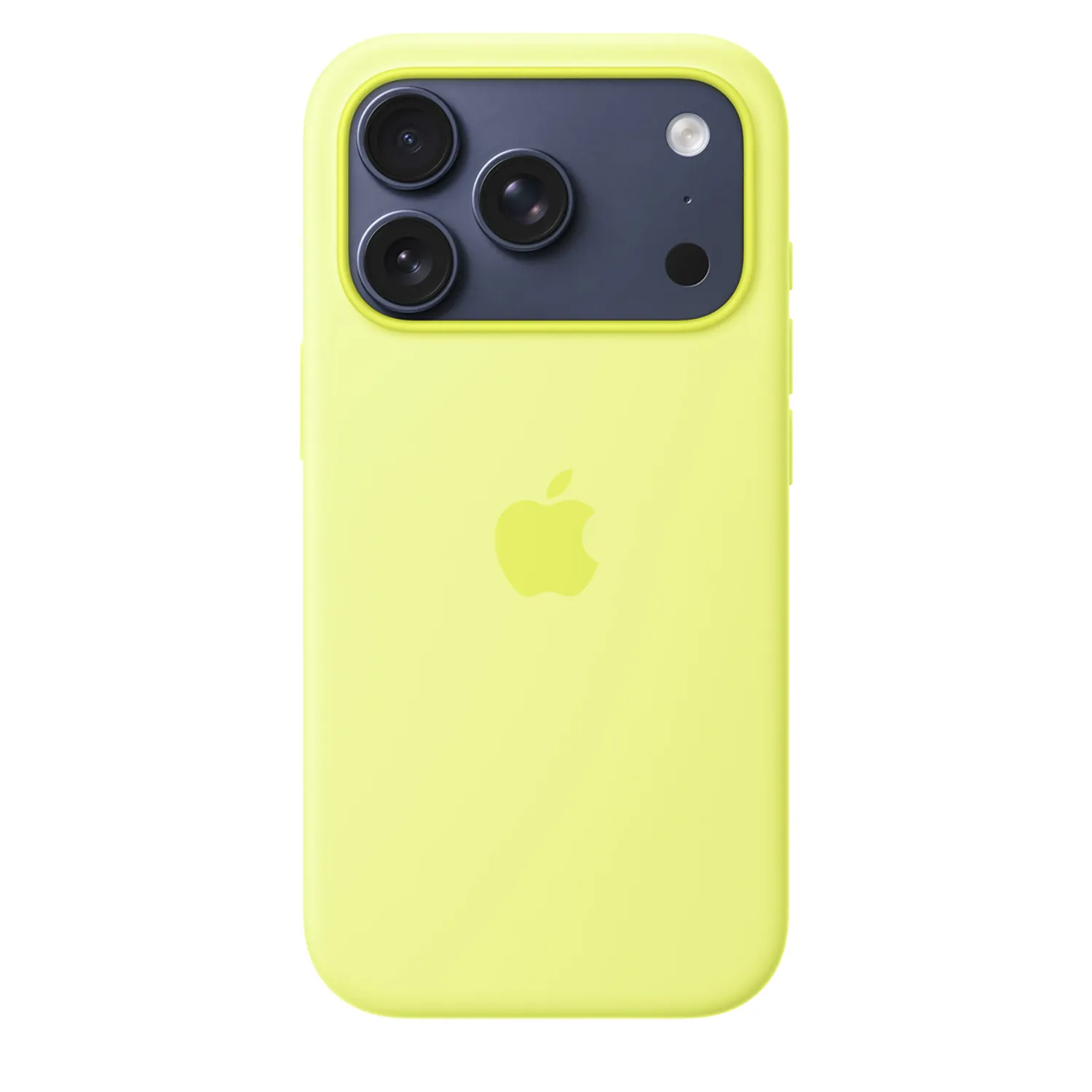 Apple Silikon Case iPhone 17 Pro mit MagSafe (neongelb)