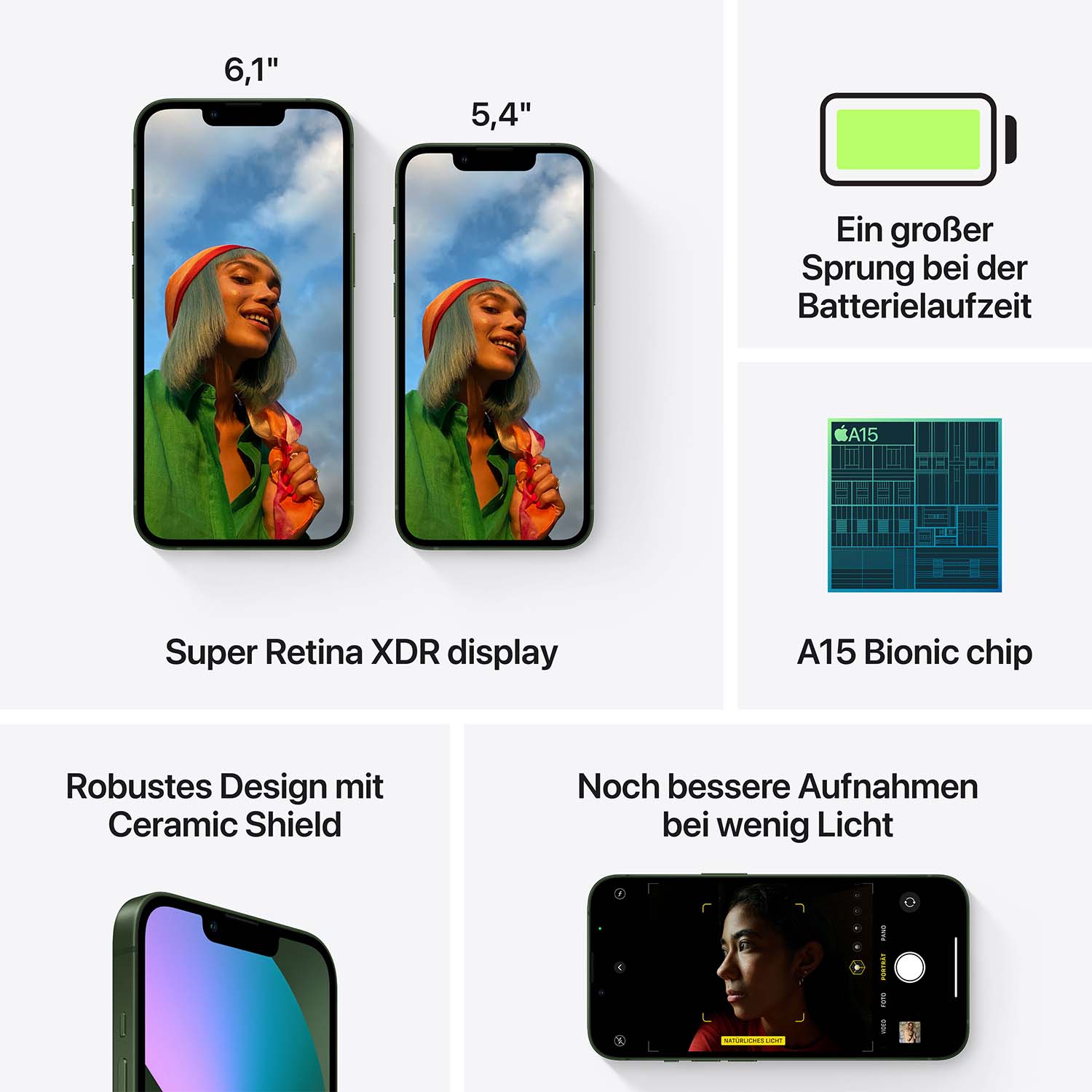 Apple iPhone 13 mini 128GB - Grün