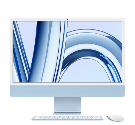 iMac 24“ blau