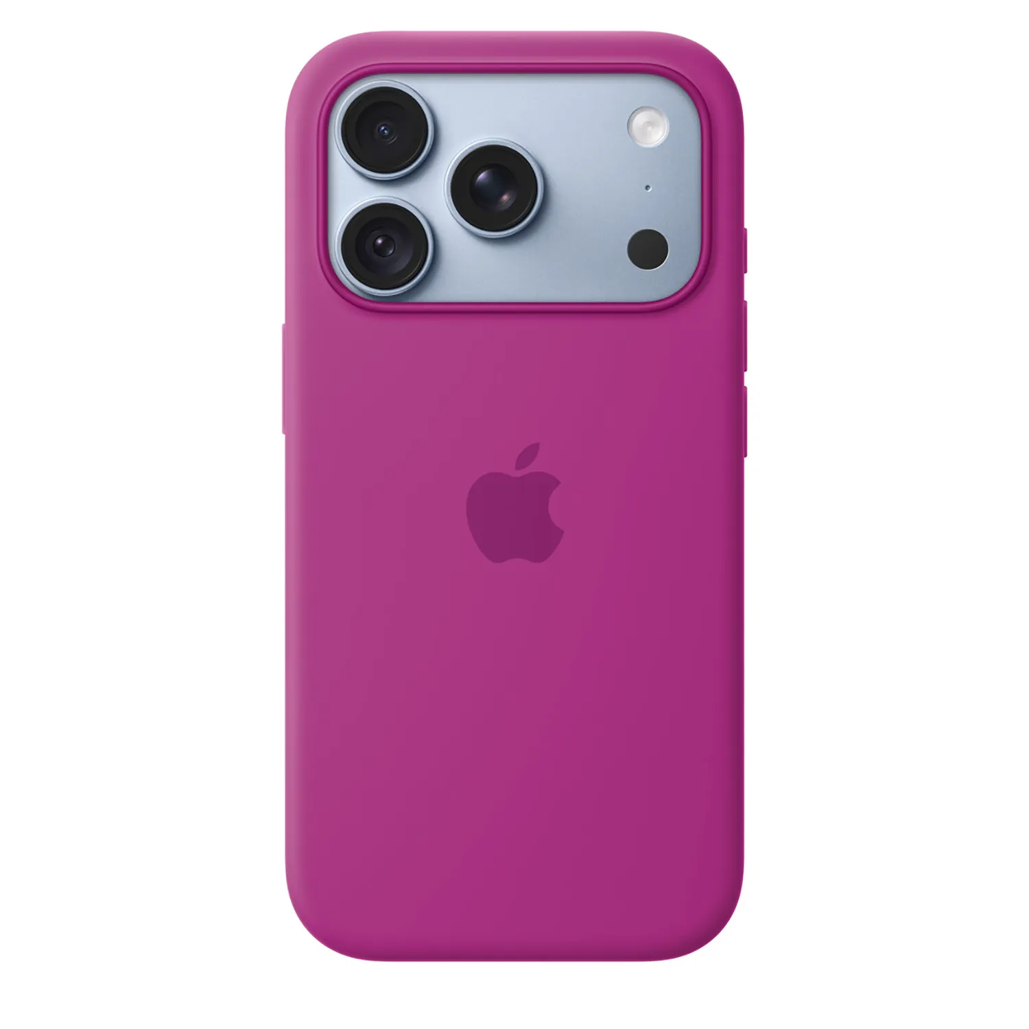 Apple Silikon Case iPhone 18 Pro mit MagSafe (magenta)