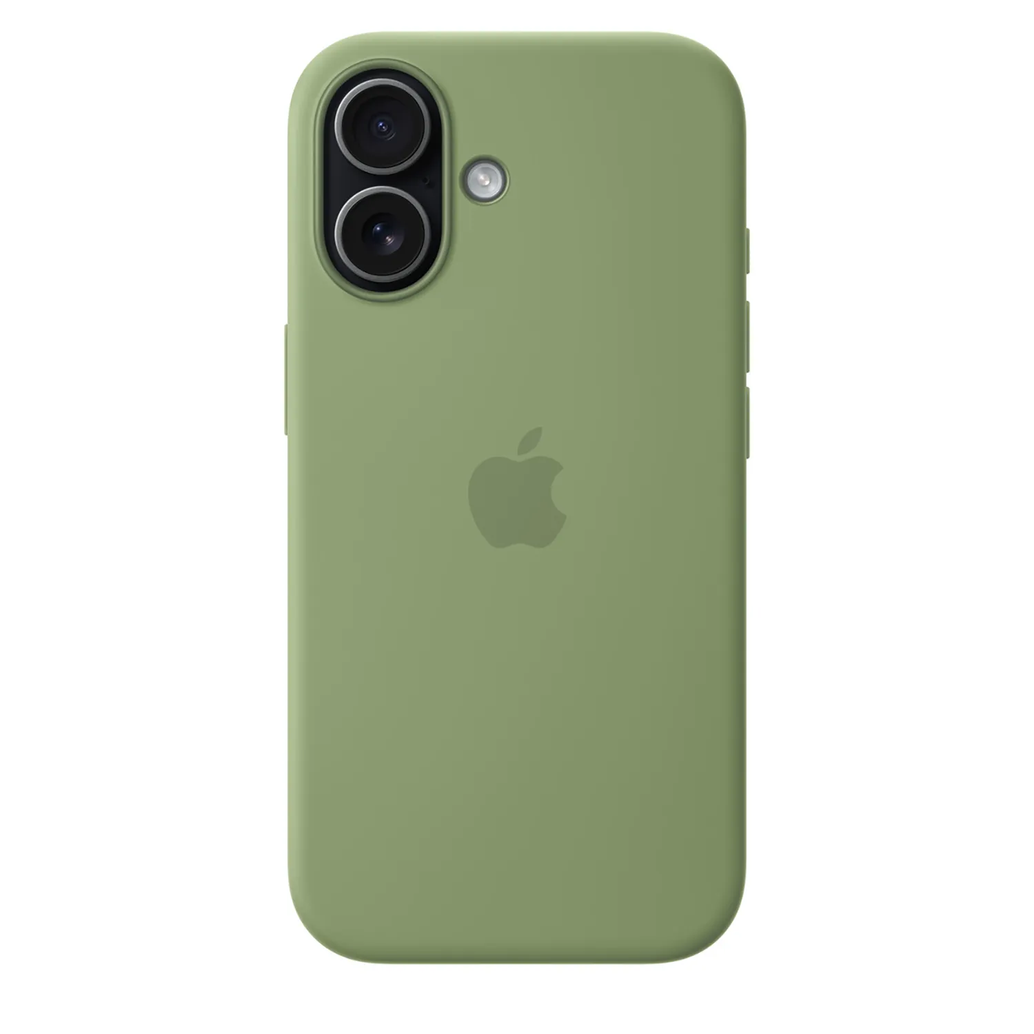 Apple Silikon Case iPhone 17 mit MagSafe (hellmoosgrün)