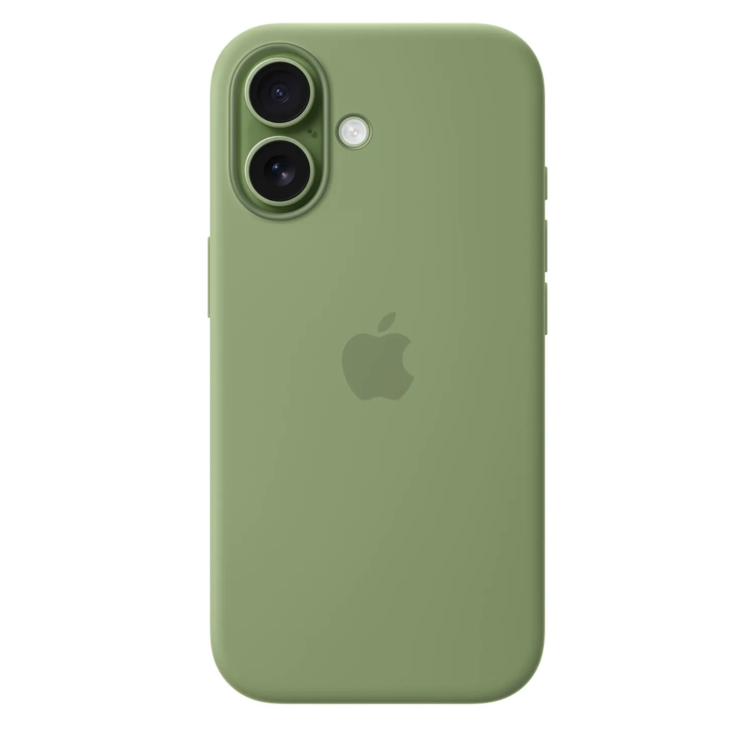 Apple Silikon Case iPhone 17 mit MagSafe (hellmoosgrün)