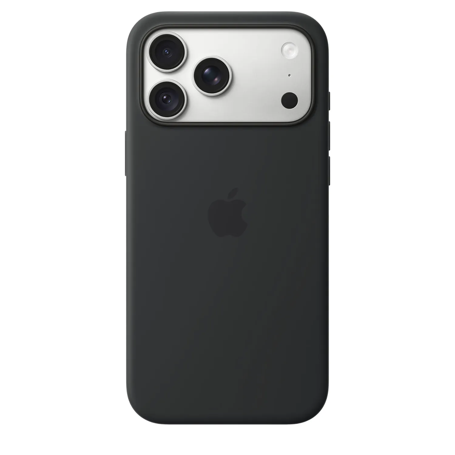 Apple Silikon Case iPhone 18 Pro Max mit MagSafe (schwarz)