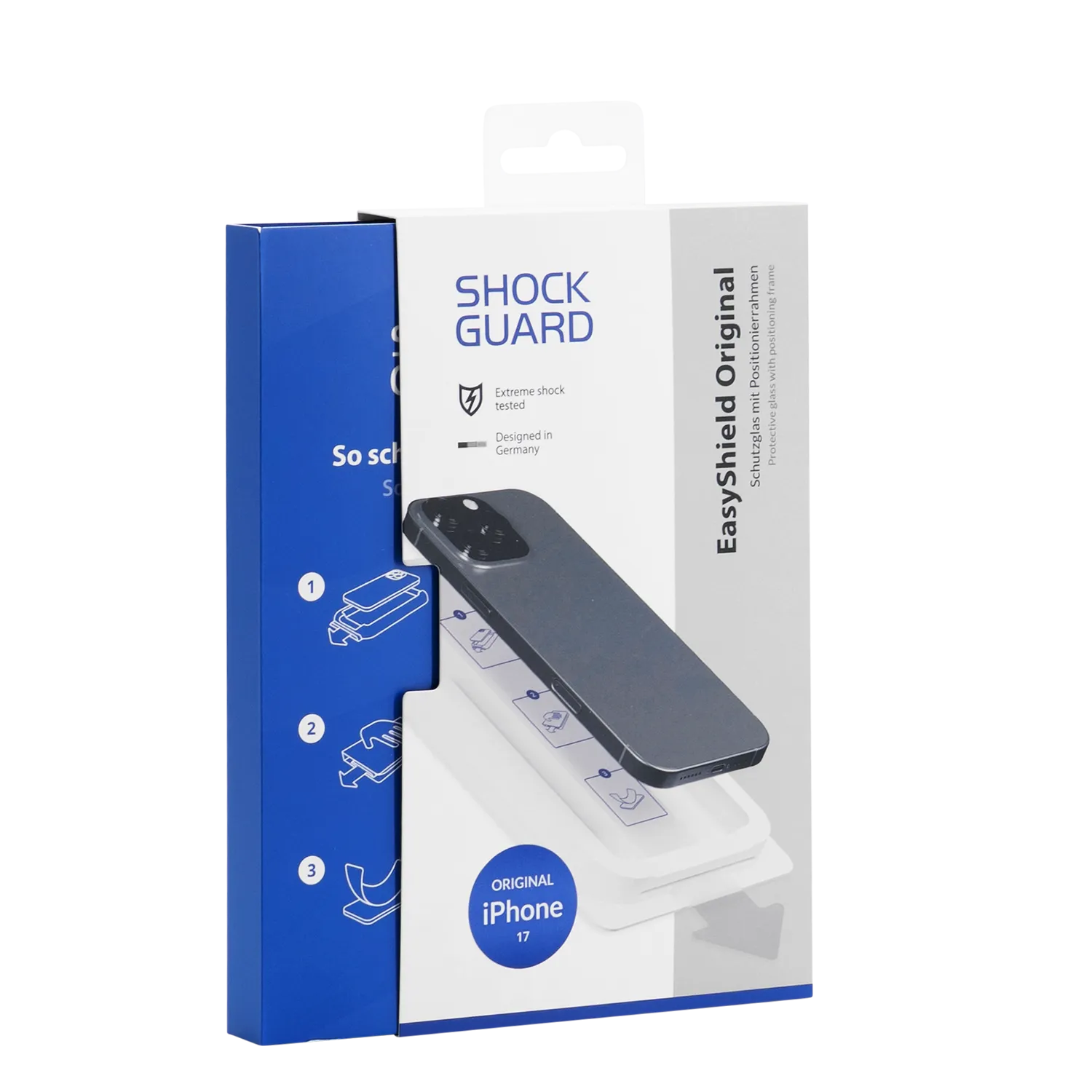 Shockguard EasyShield Original iPhone 17 inkl. Positionierhilfe