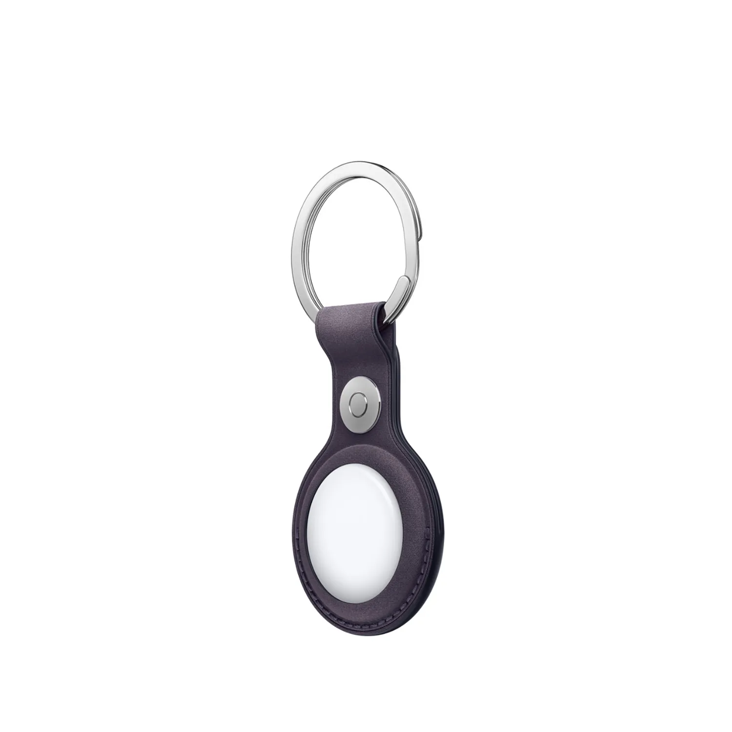Apple AirTag Schlüsselanhänger aus Feingewebe (mitternachtsviolett)