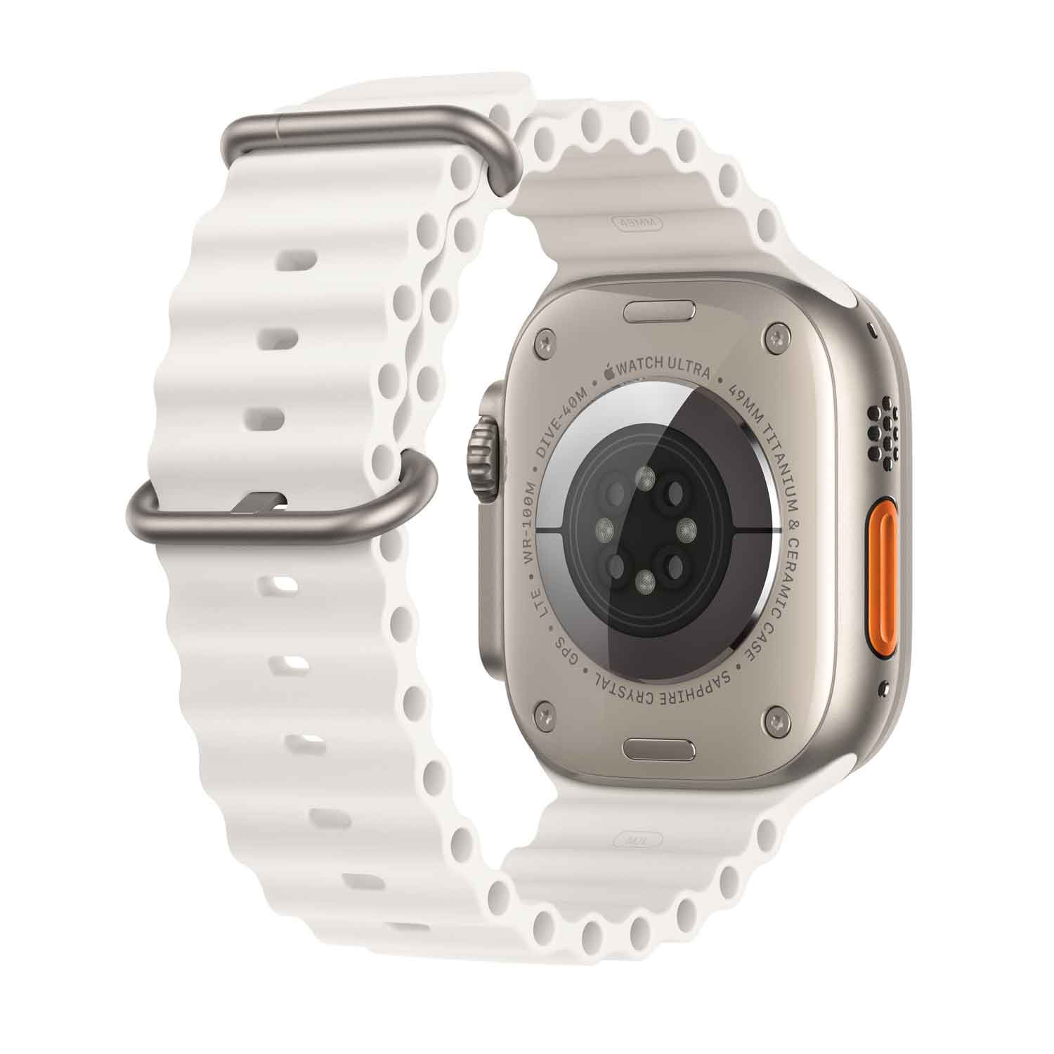 Apple Watch Ultra Titanium Cellular 49mm (Ocean weiß)