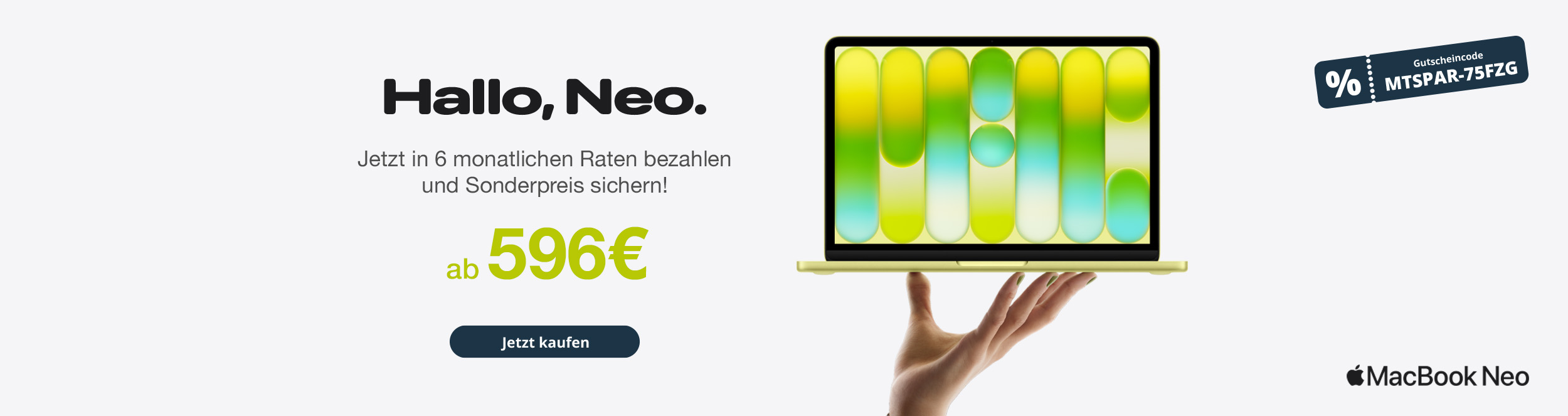MacBook Neo ab 596€