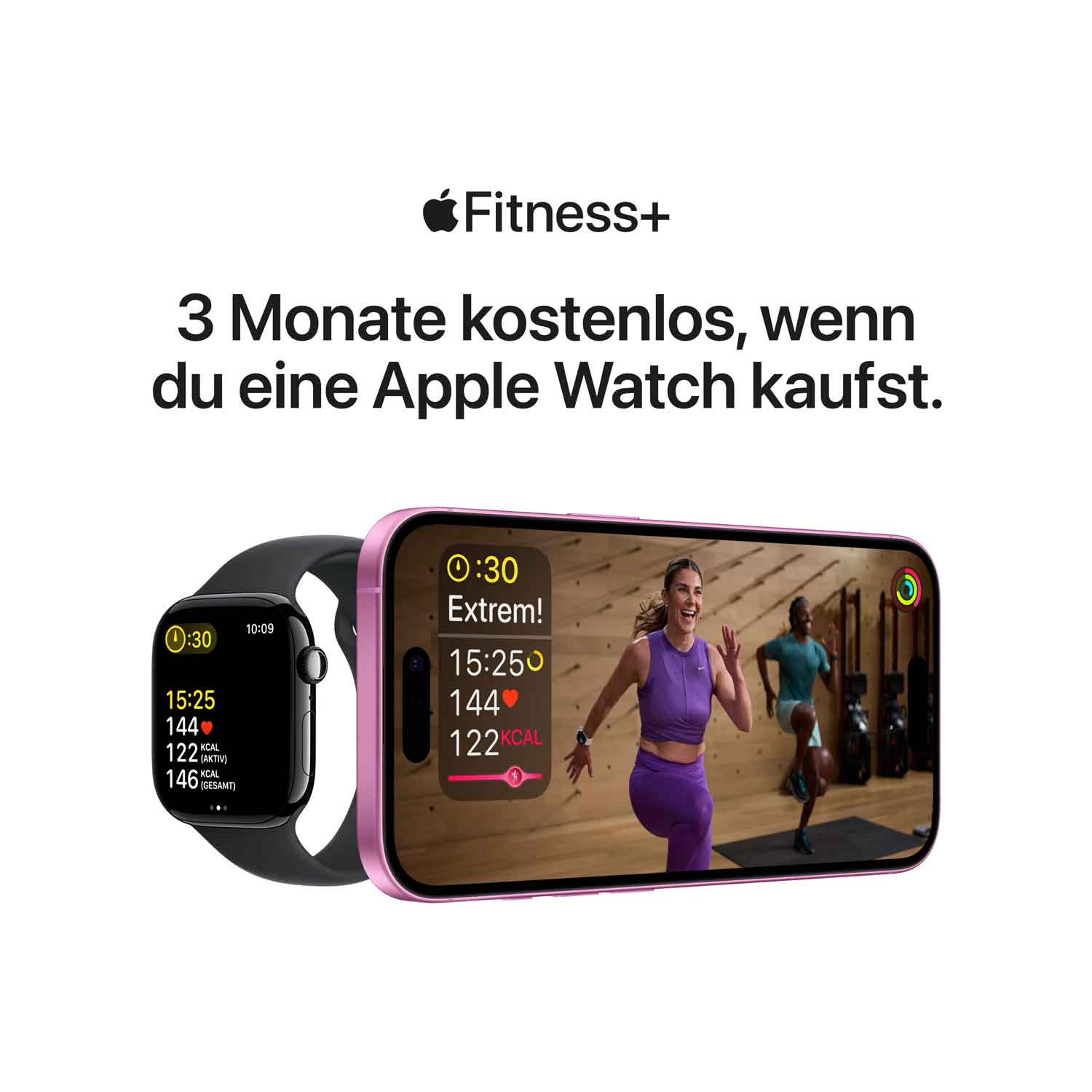 Apple Watch SE Aluminium 40mm Polarstern (Sport Loop seegrün) - 2024