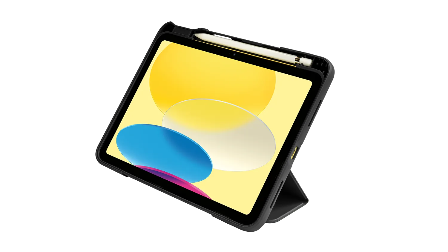 Shockguard THE ULTRA iPad 10. Gen. & A16 Folio Case  Schwarz