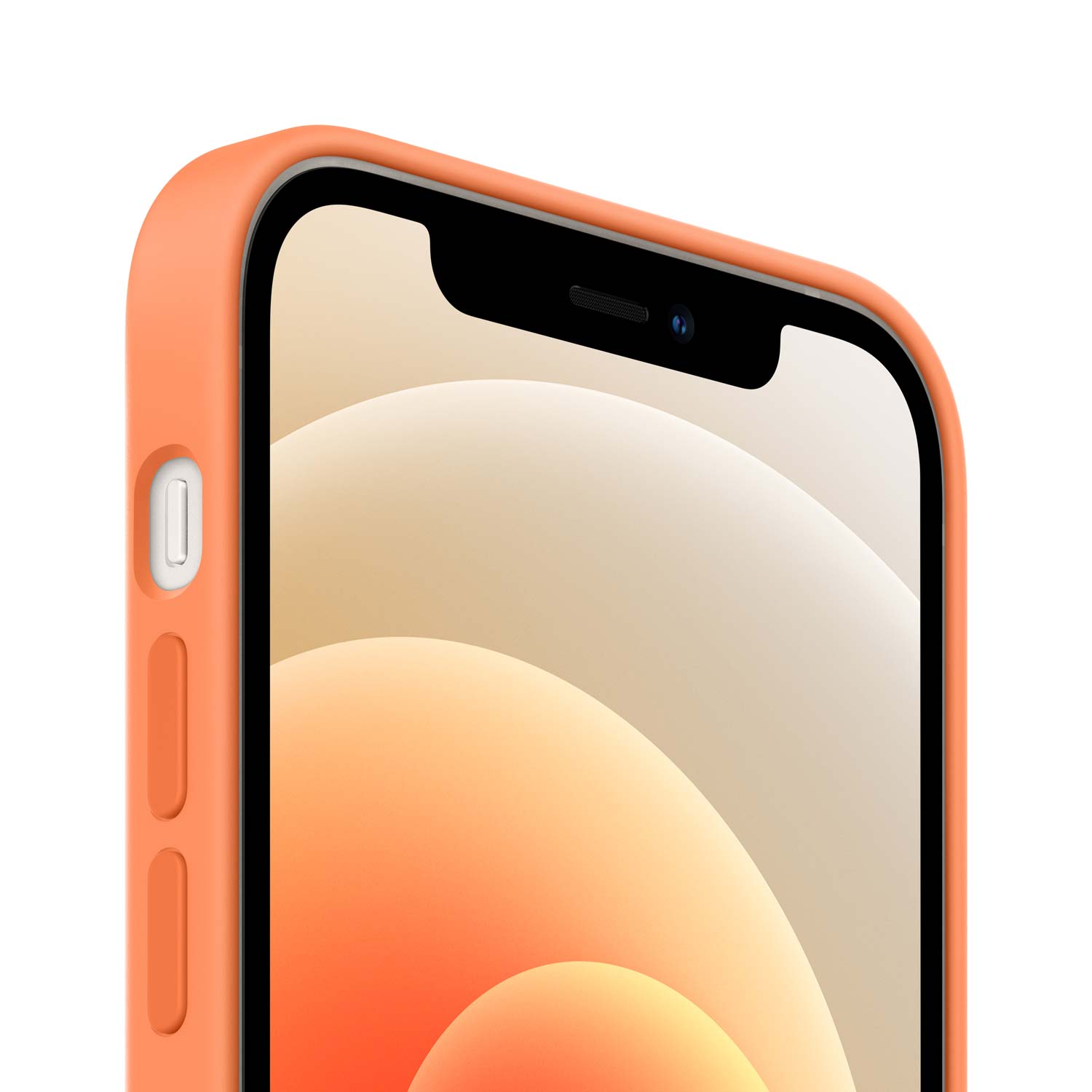 Apple iPhone 12/12 Pro Silikon Case mit MagSafe - Kumquat