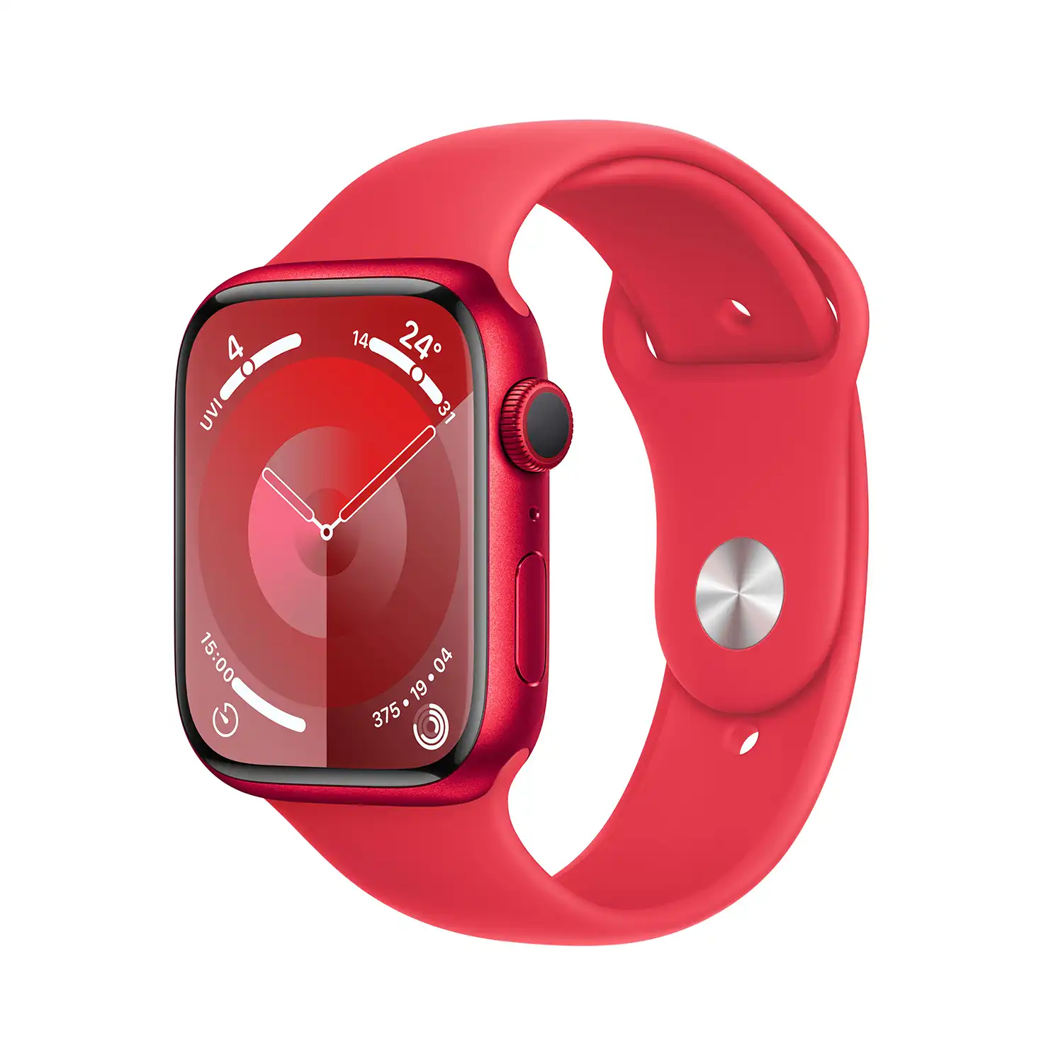 0195949033315 - Smartwatch APPLE Watch Series 9 Aluminium Smartwatches Gr 45 mm ohne eSIM M L Sport Band rot Sport Loop Bestseller 0195949033315 - Smartwatch APPLE Watch Series 9 Aluminium Smartwatches Gr 45 mm ohne eSIM M L Sport Band rot Sport Loop Bestseller