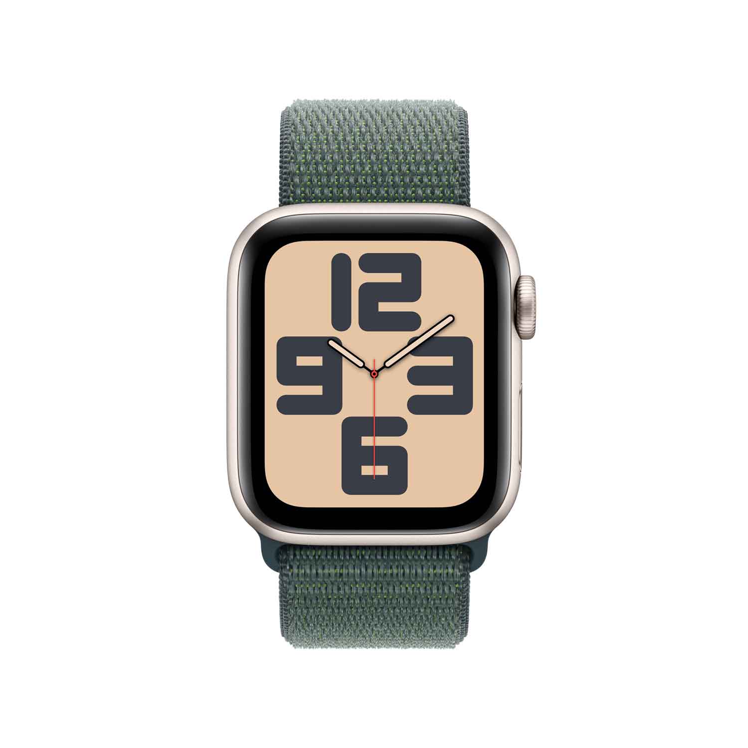 Apple Watch SE Aluminium 40mm Polarstern (Sport Loop seegrün) - 2024