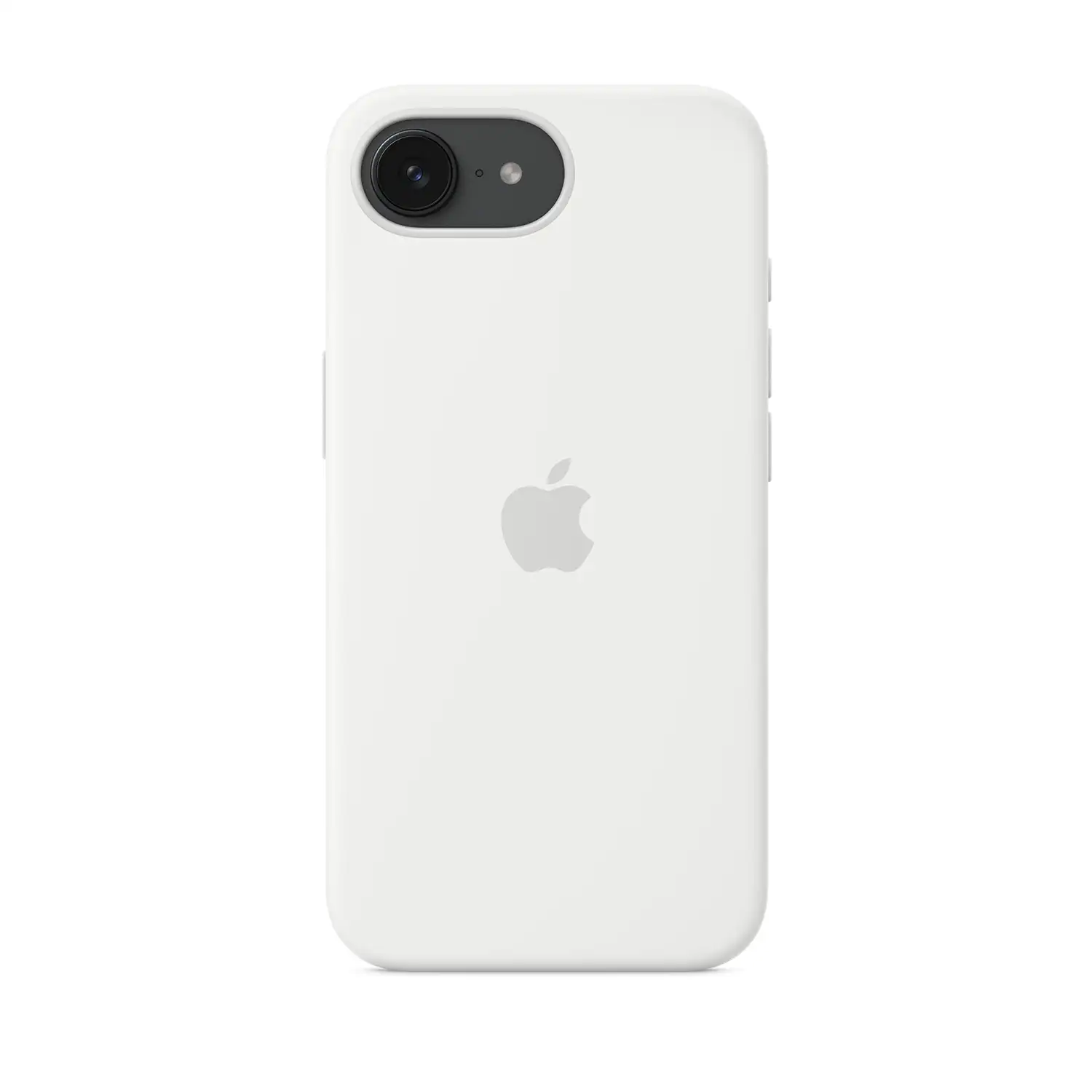 Apple Silikon Case iPhone 16e Weiss