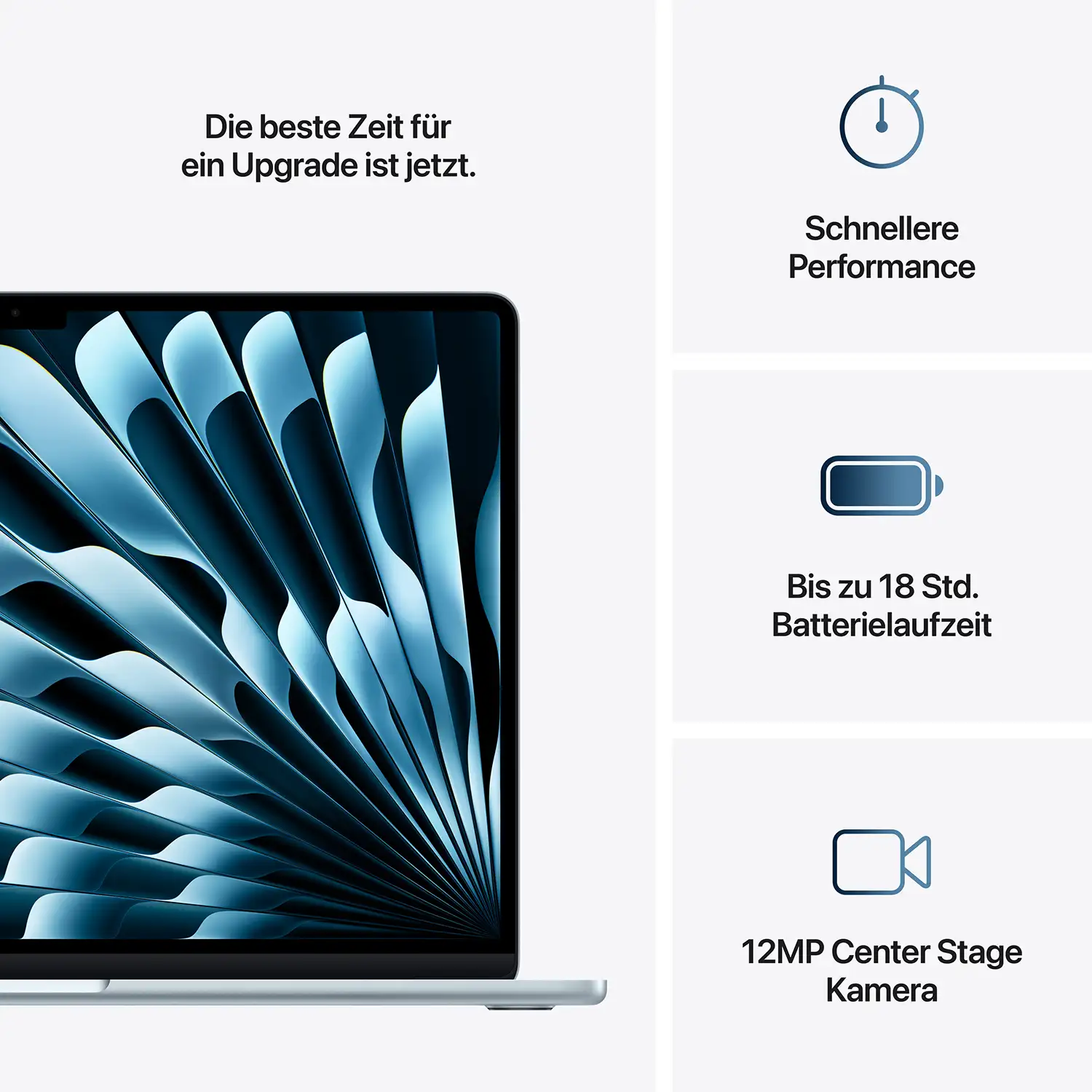 Macbook Air 15'' - M4  10-Core CPU  10-Core GPU - 16 GB - 512 GB SSD - Himmelblau - 2025