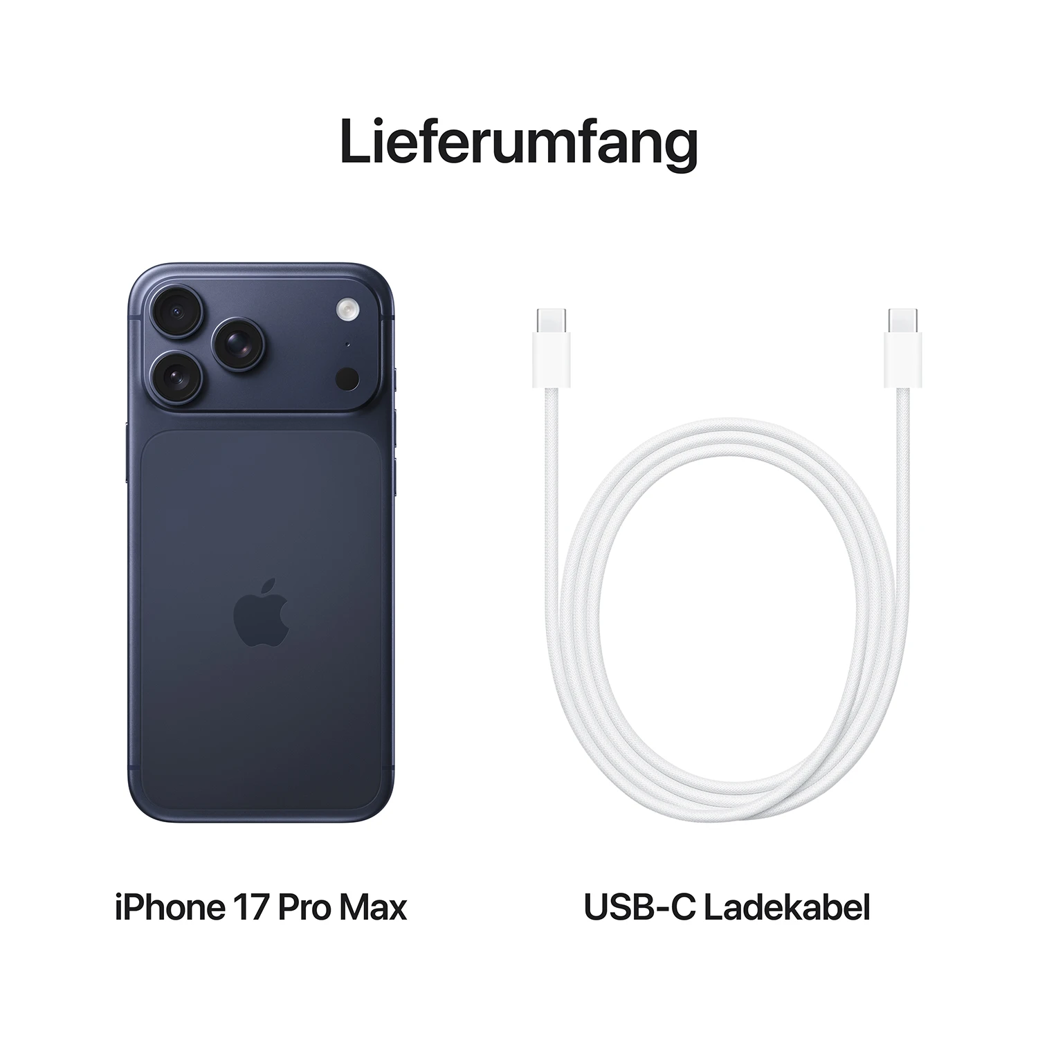 iPhone 17 Pro Max 256GB Tiefblau