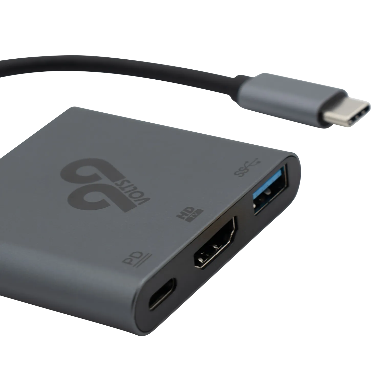 99VOLTS USB-C Multiport Adapter (HDMI, USB-C und USB) 60Hz 4K