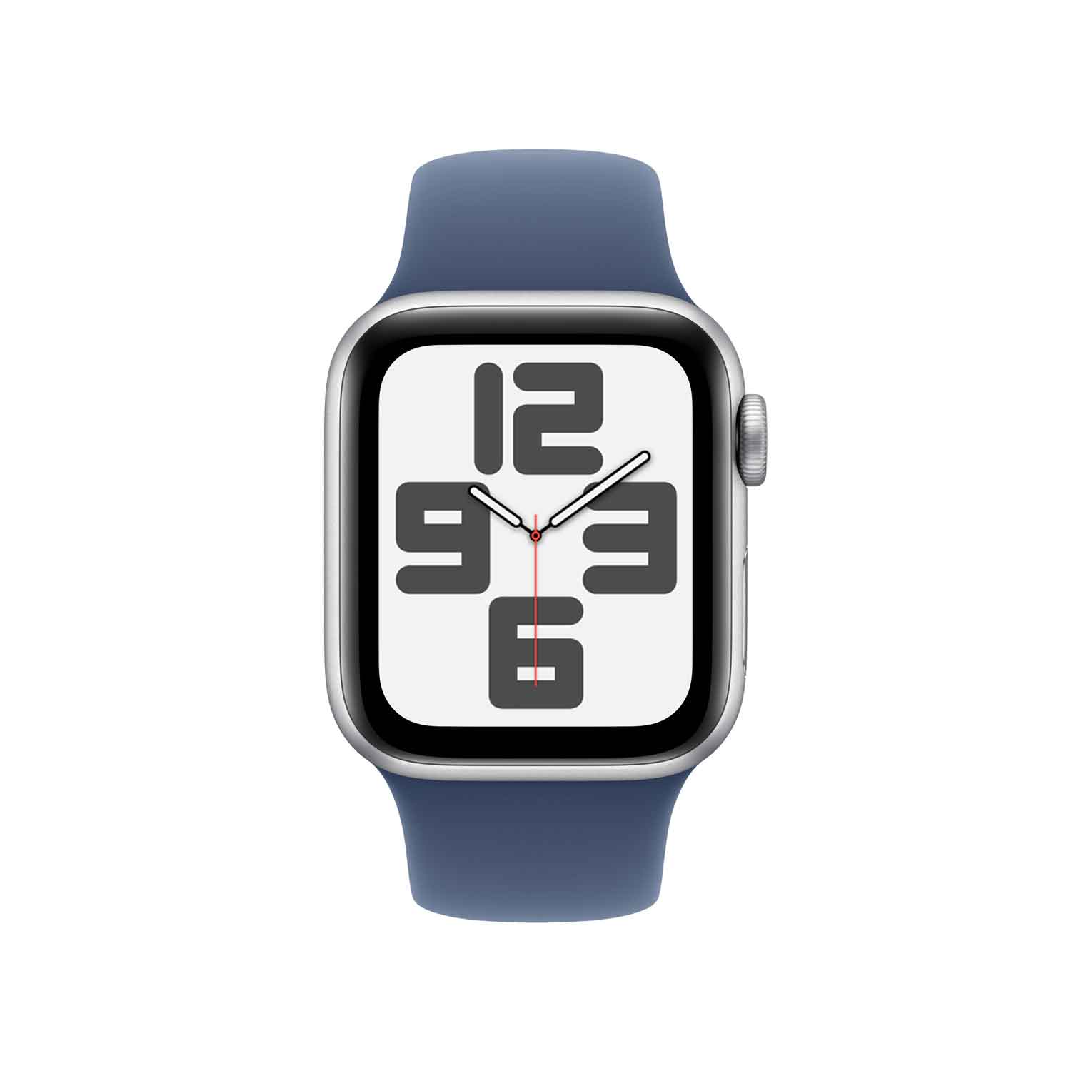 Apple Watch SE Aluminium 40mm Silber (Sportarmband denim) S/M - 2024