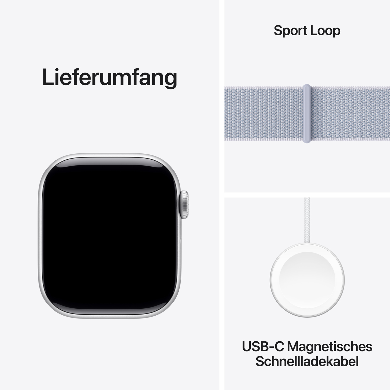 Apple watch silver aluminium case with seashell sport loop deals